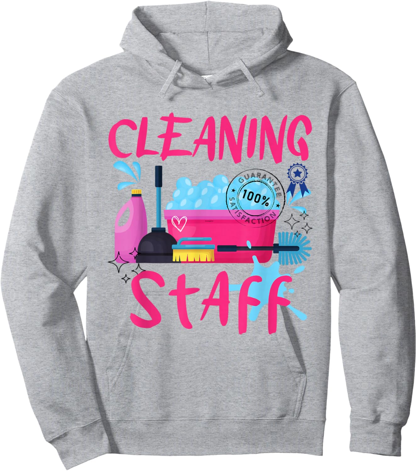 Cleaning Staff Housekeeping Crew of Proud Housekeeper Team , white, S Hoodie - Hoodie | Ash