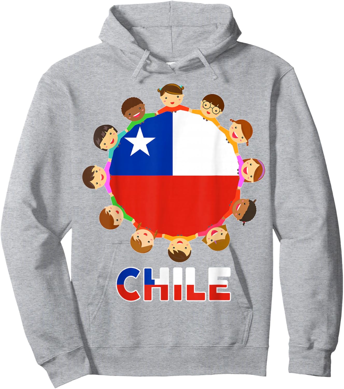 Toddler Chile Flag Chilean Hispanic Heritage Women Kids Baby Hoodie - Hoodie | Ash