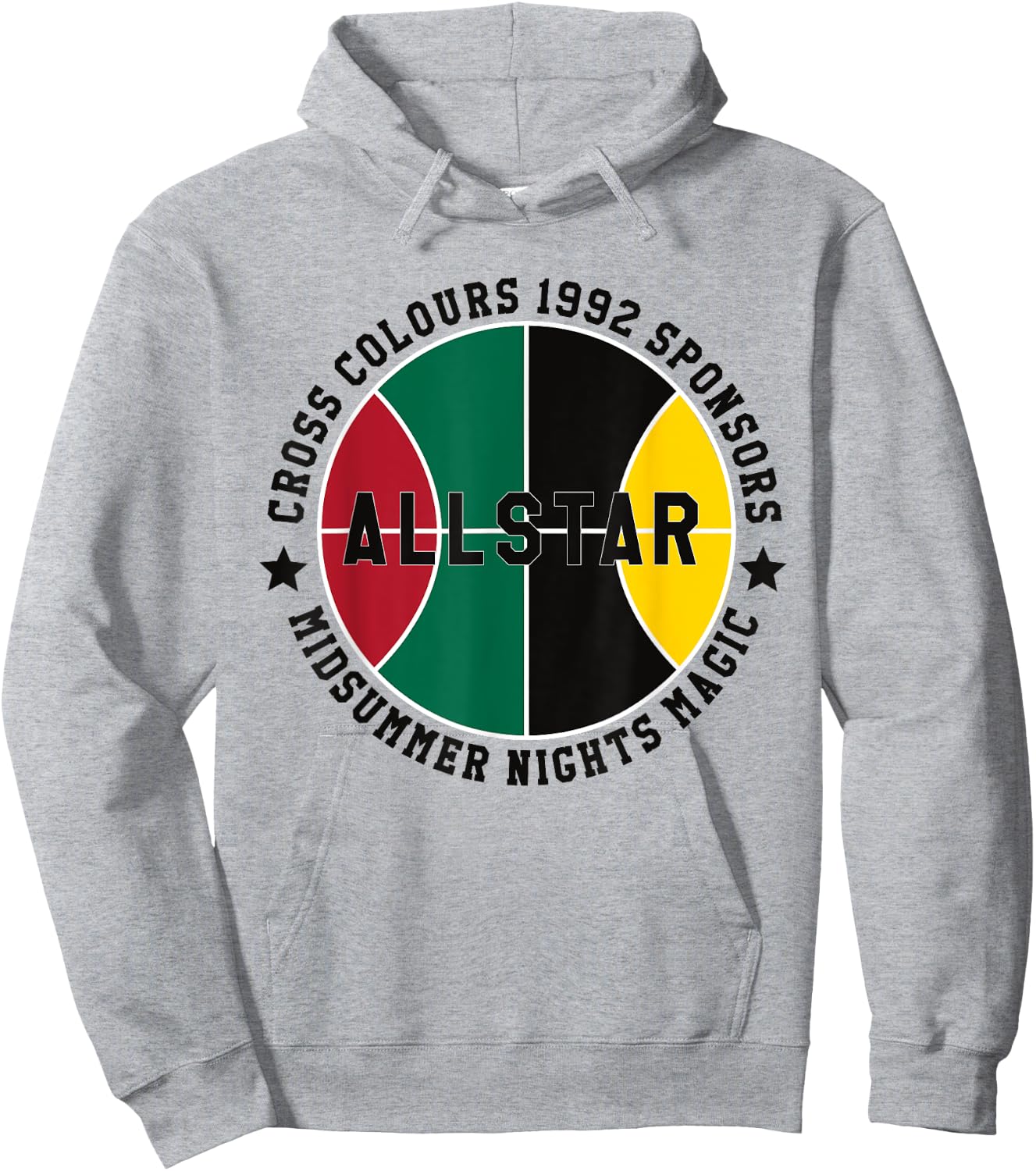 All State Basketball Magic | 1990's Vintage Retro Graphic Hoodie - Hoodie | Ash