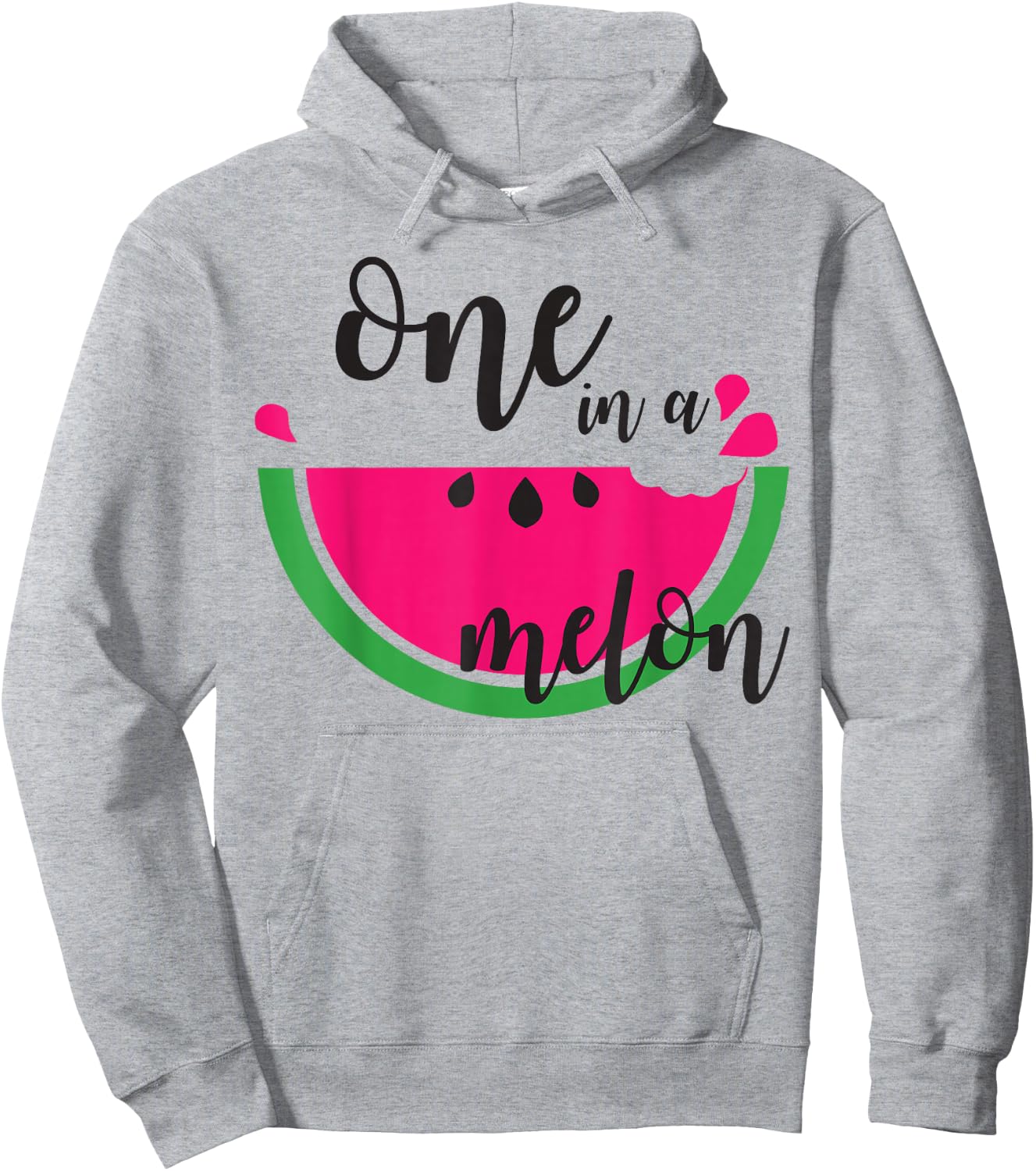 Watermelon Summer One in a Melon Fruit Cool Gift Hoodie - Hoodie | Ash