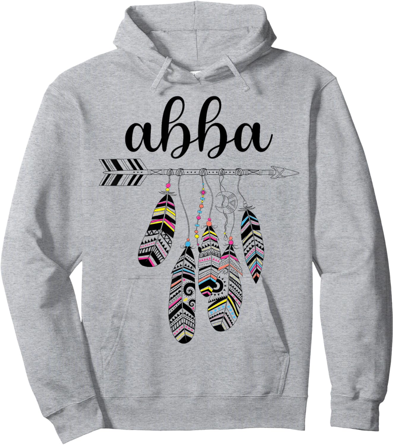Abba Name Women Men Kids Abba Birthday Shirt Gift Abba Name Hoodie - Hoodie | Ash