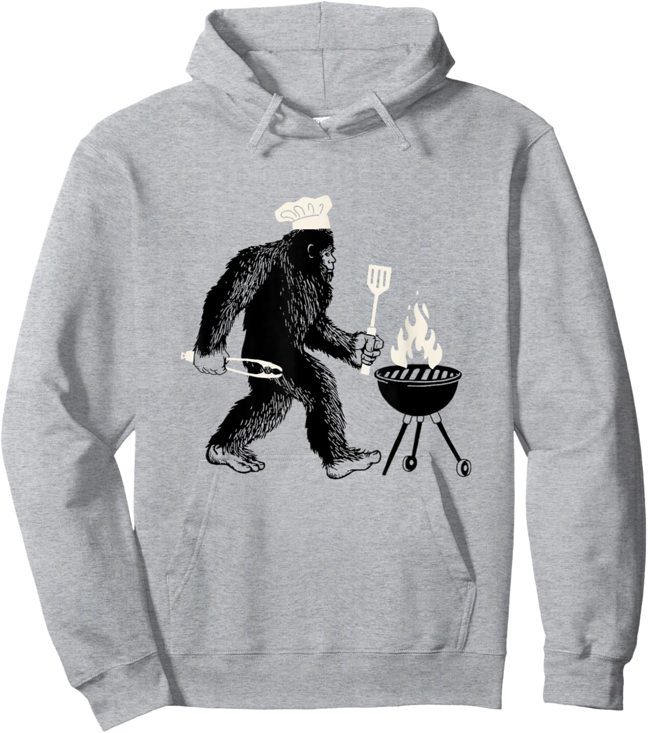 Bigfoot Grill Hoodie - Hoodie | Ash