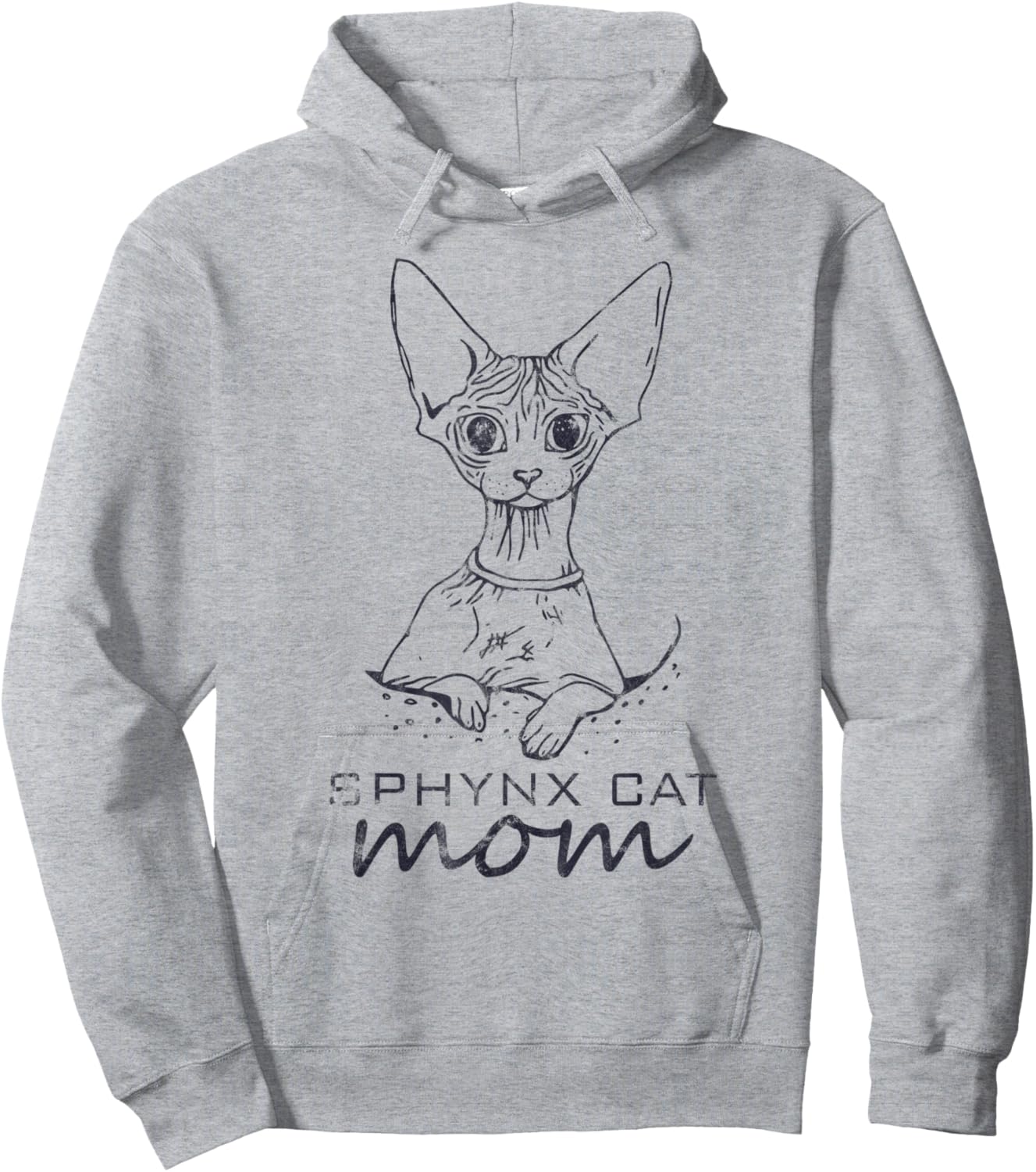 Sphynx Cat Month Pet Lover Funny Animal Cute Hoodie - Hoodie | Ash