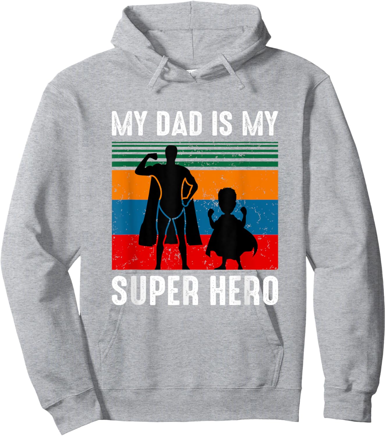 My dad is my superhero Hoodie - Hoodie | Ash