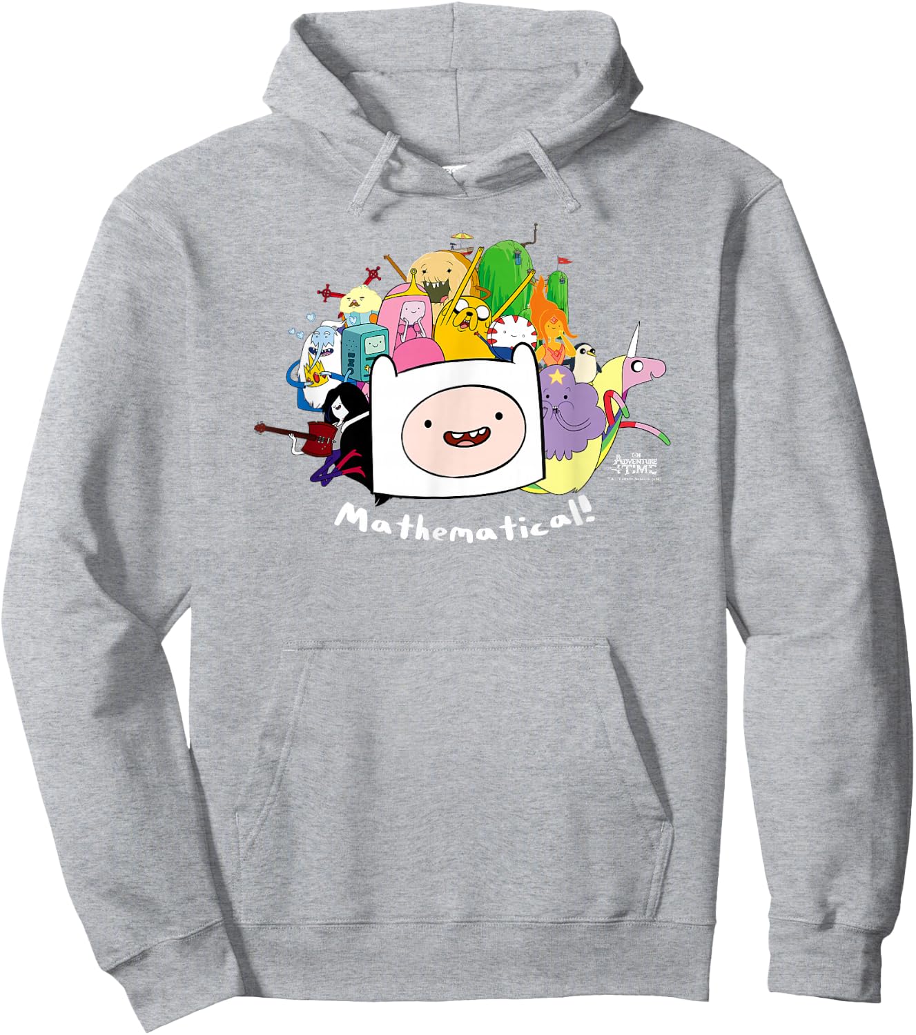 Adventure Time Mathematical Hoodie - Hoodie | Ash
