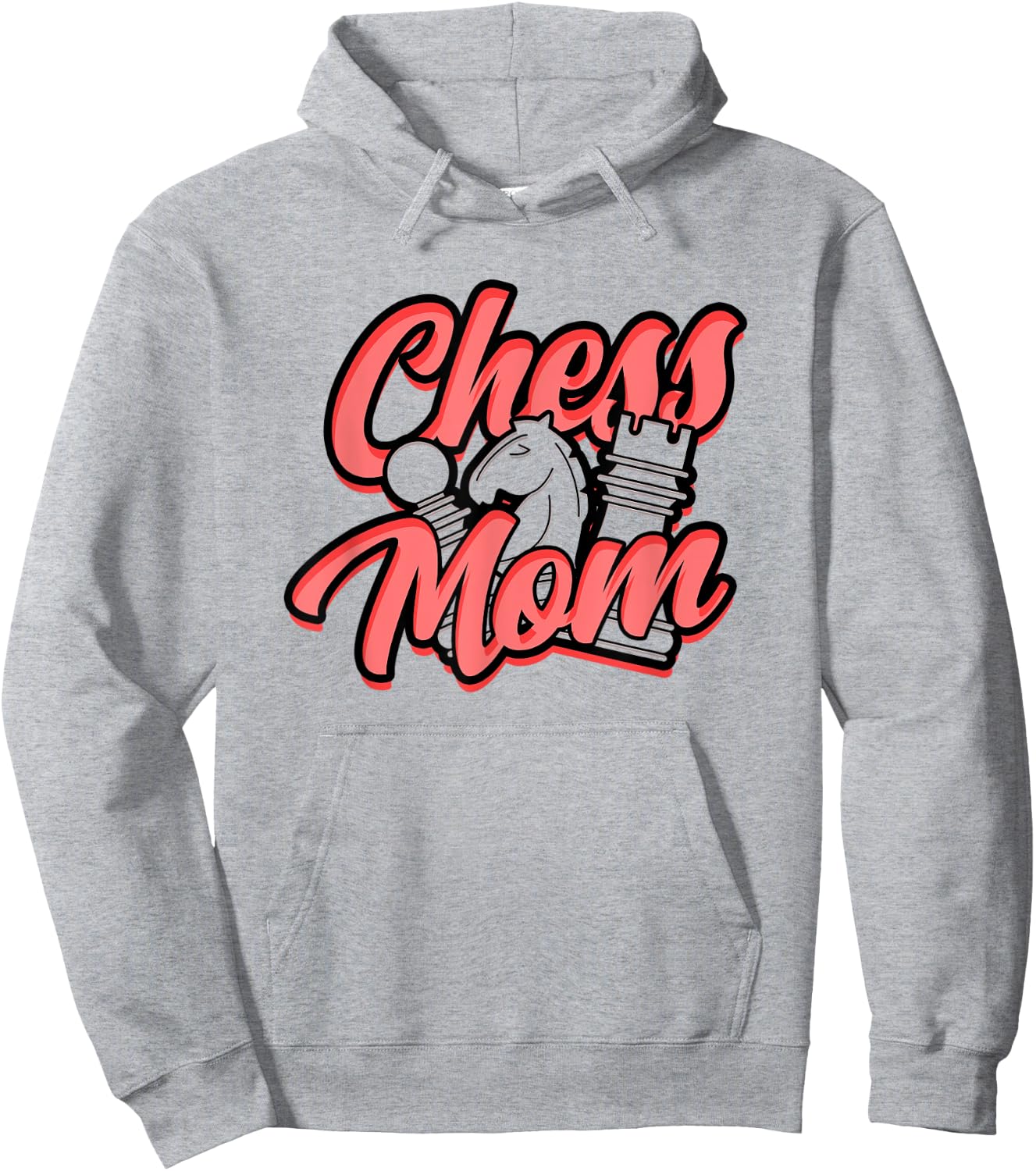 Chess Mom – Mother checkmate Hoodie - Hoodie | Ash