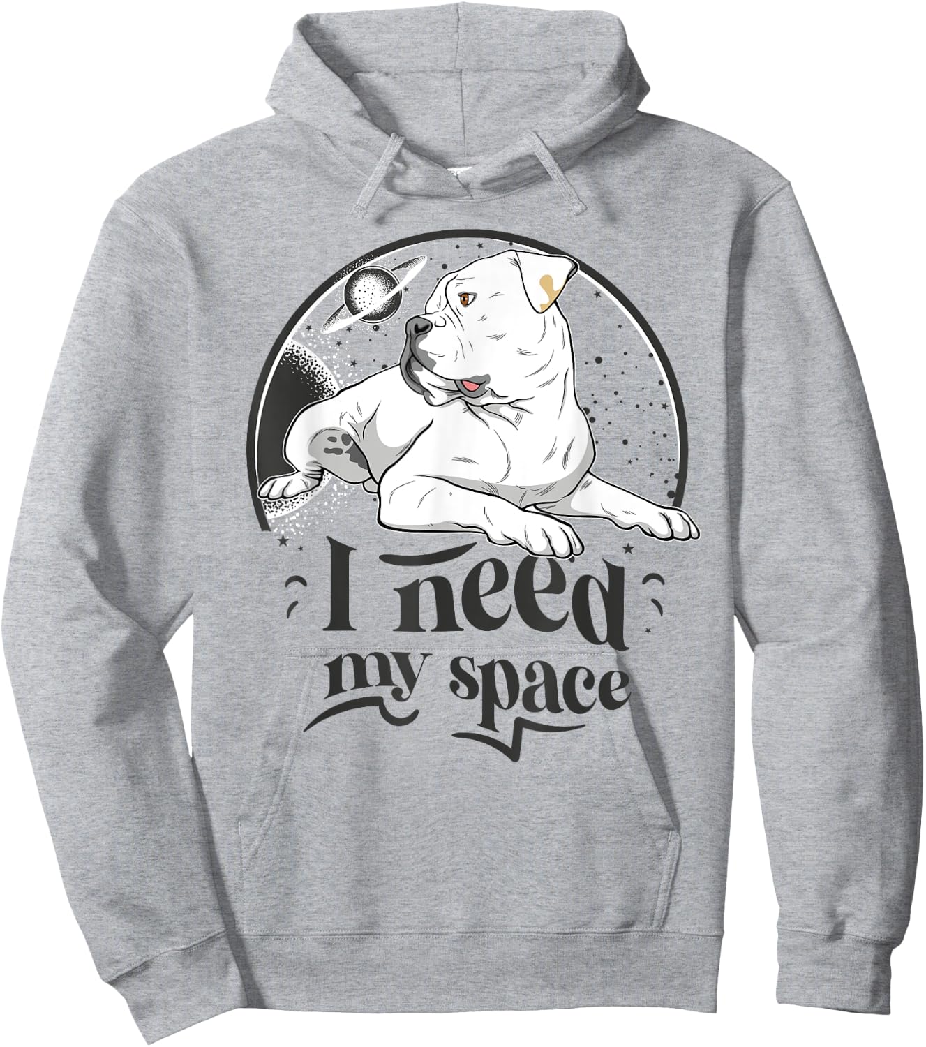 American Bulldog Old Southern White Bulldog Women Girls Kids Hoodie - Hoodie | Ash