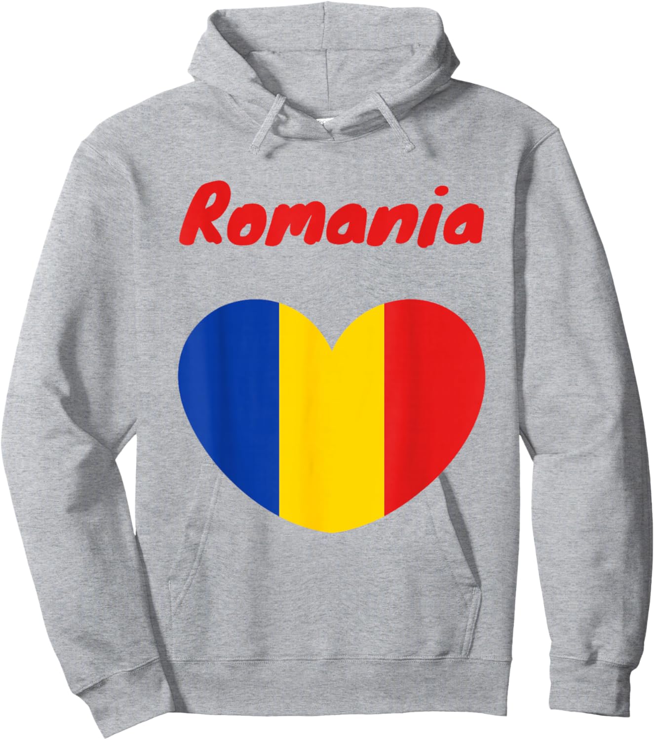 Rumänien Flagge Damen Rumänien Männer Frauen Kinder Romania Hoodie - Hoodie | Ash