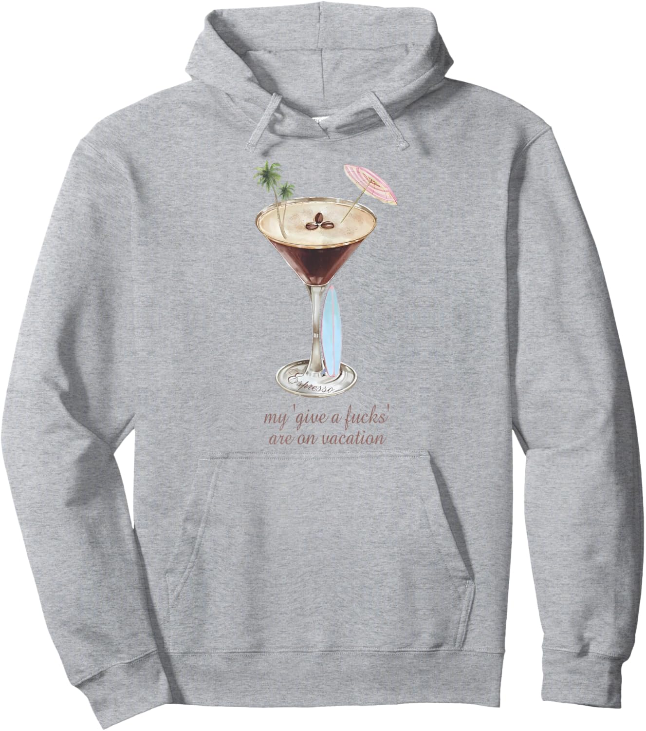 Espresso Martini Shirt For Vacation Girl Women Hoodie - Hoodie | Ash