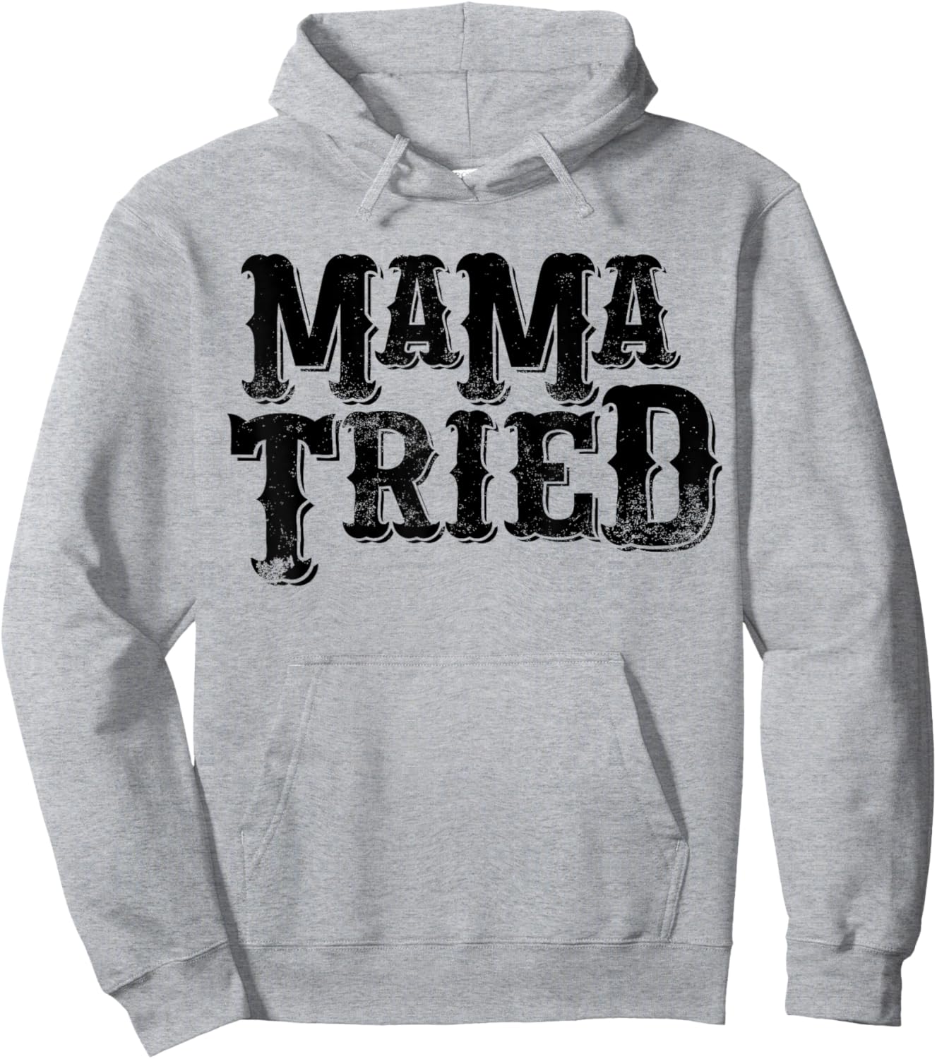 Vintage Mama Tried Country Renegade Outlaw Music Lovers Hoodie - Hoodie | Ash