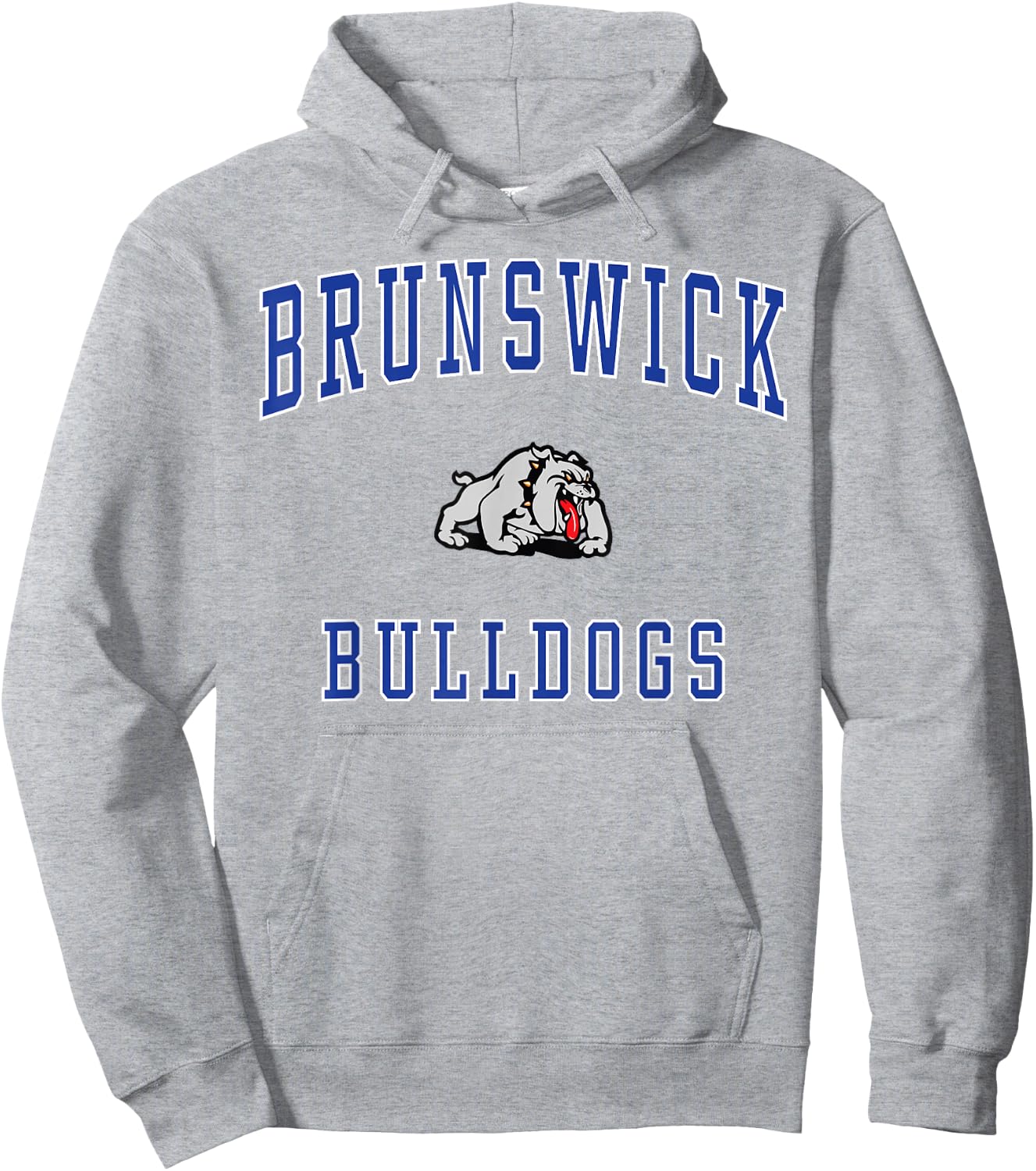 Brunswick High School Bulldogs Hoodie - Hoodie | Ash