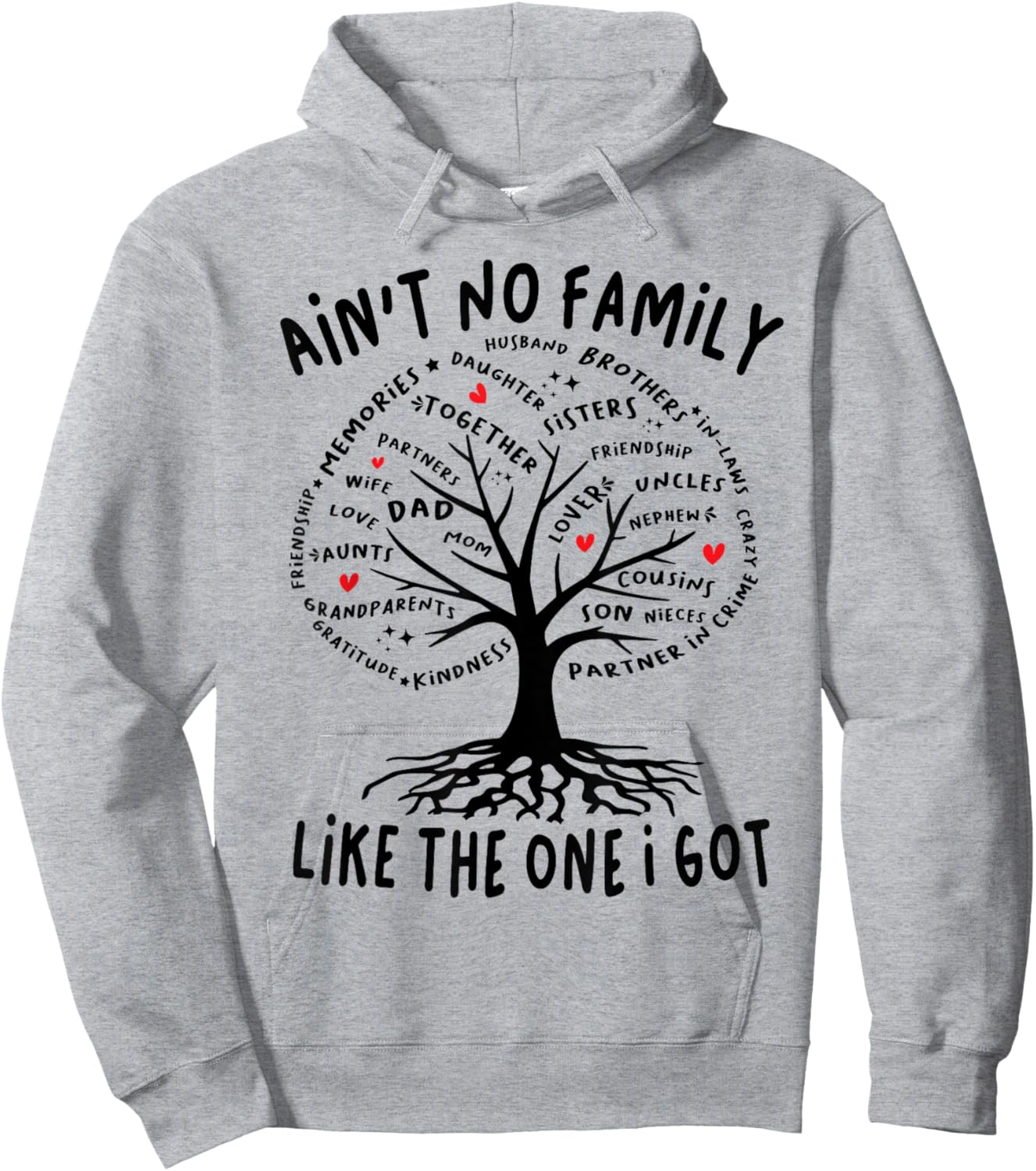Ain't No Family Like The One I Got Matching Family Reunion Hoodie - Hoodie | Ash