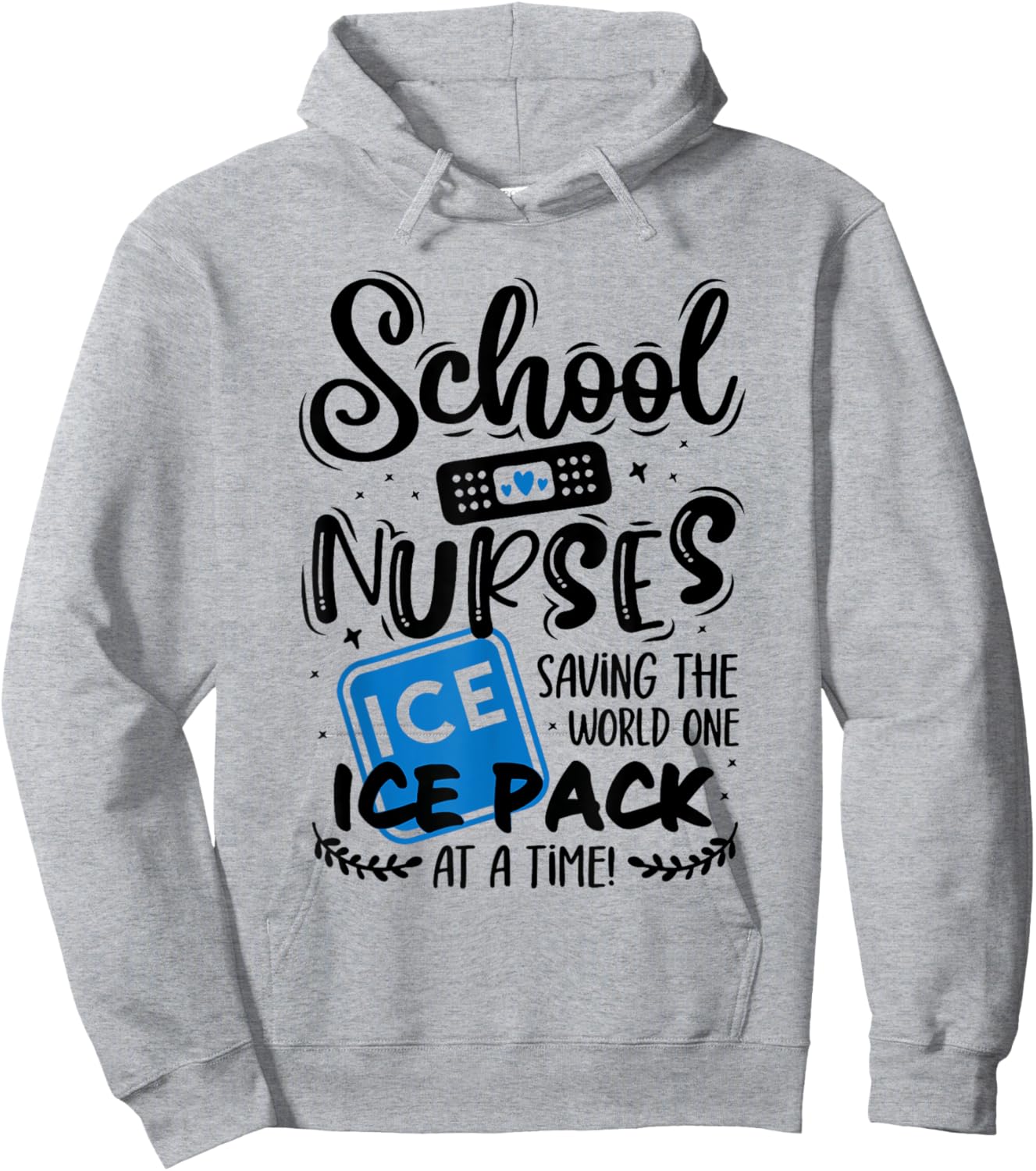 School Nurse Saying Appreciation Medical Nursing Nurse Day Hoodie - Hoodie | Ash