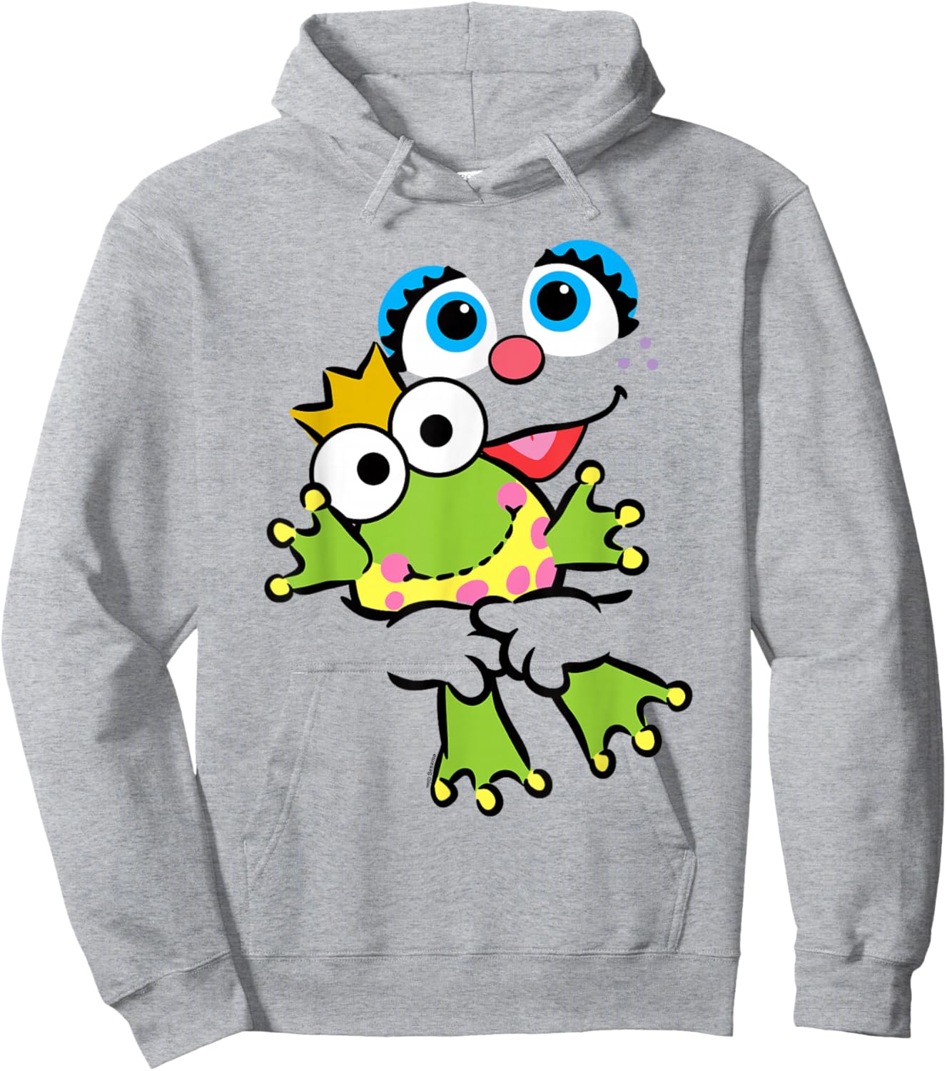 Sesame Street Abby Cadabby Holding Prince Halloween Costume Hoodie - Hoodie | Ash