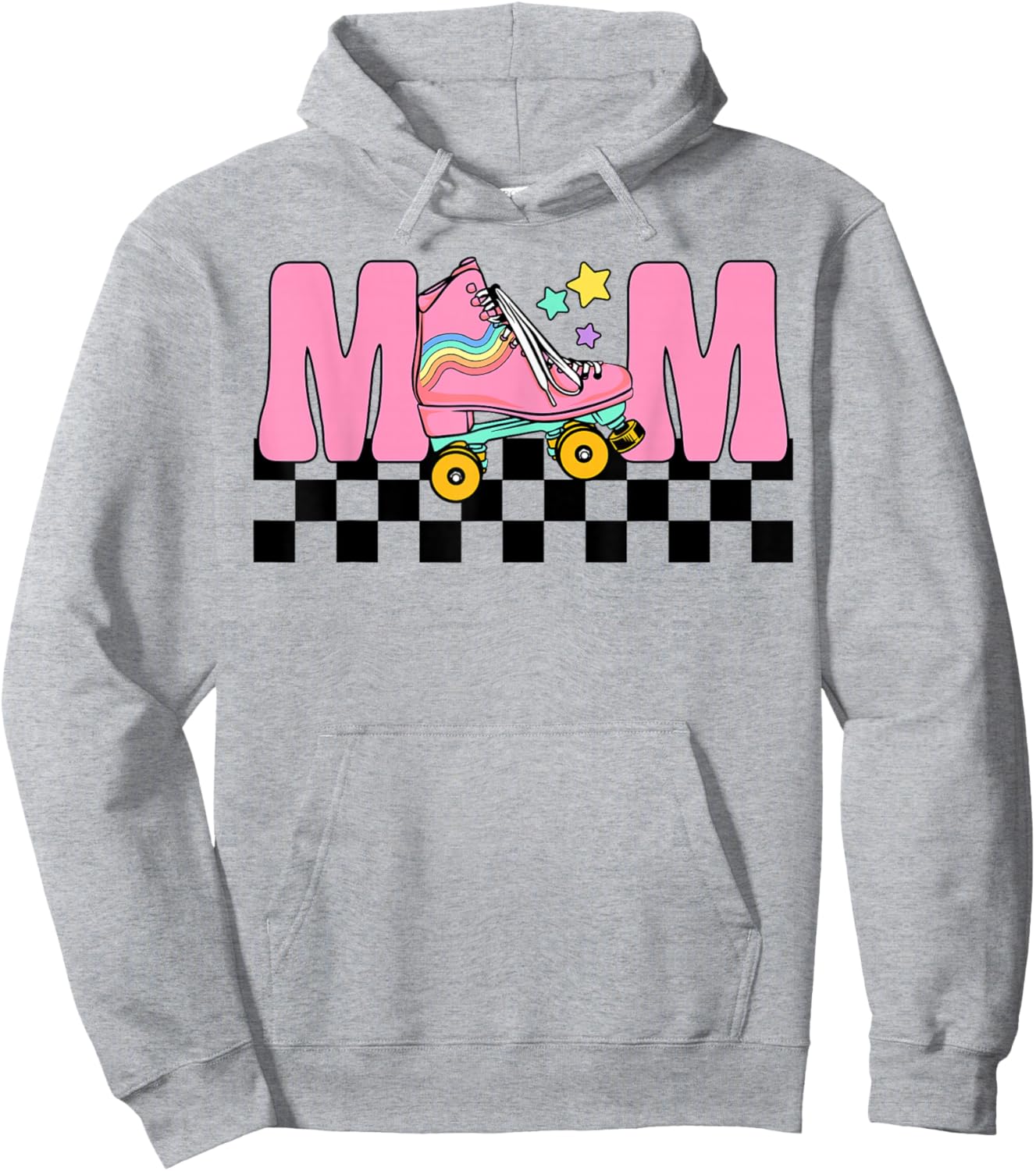 Mom Rolling Into Birthday Roller Skating Family Matching Hoodie - Hoodie | Ash