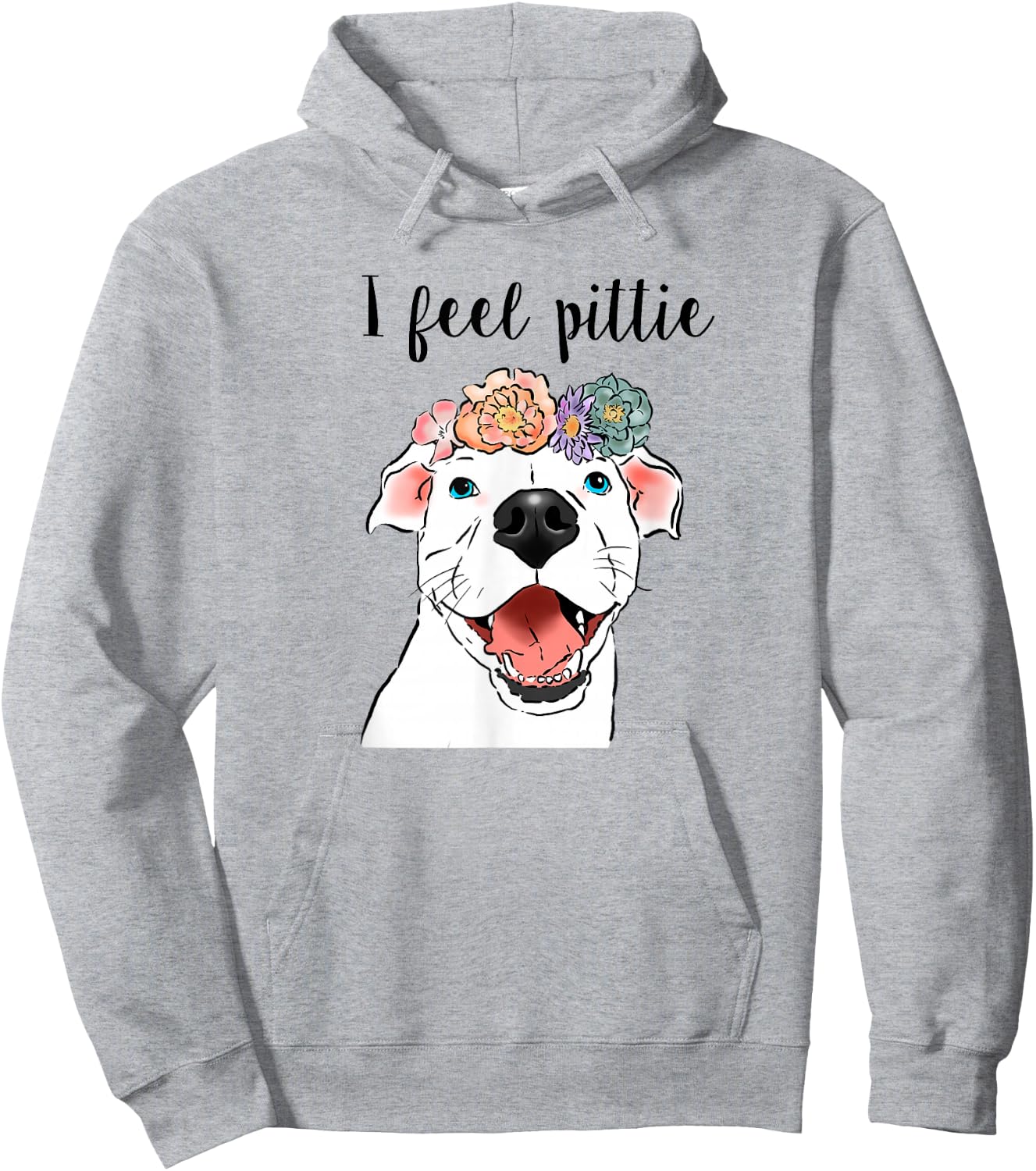 Funny Pit Bull, Funny Dog, Dog Mom Hoodie - Hoodie | Ash