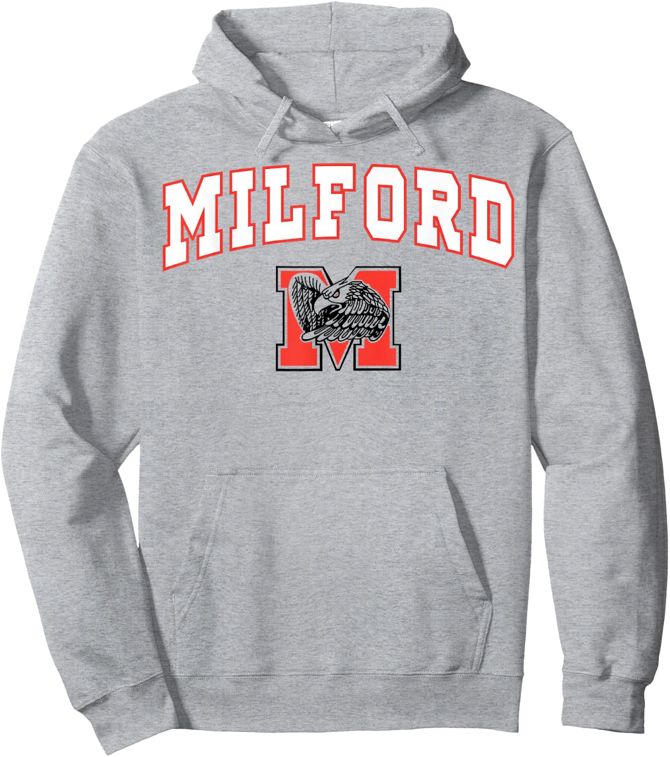 Milford High School Eagles C2 Hoodie - Hoodie | Ash