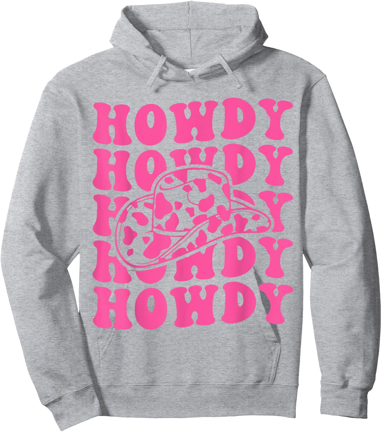 Vintage Pink Howdy Rodeo Western Country Southern Cowgirl Hoodie - Hoodie | Ash
