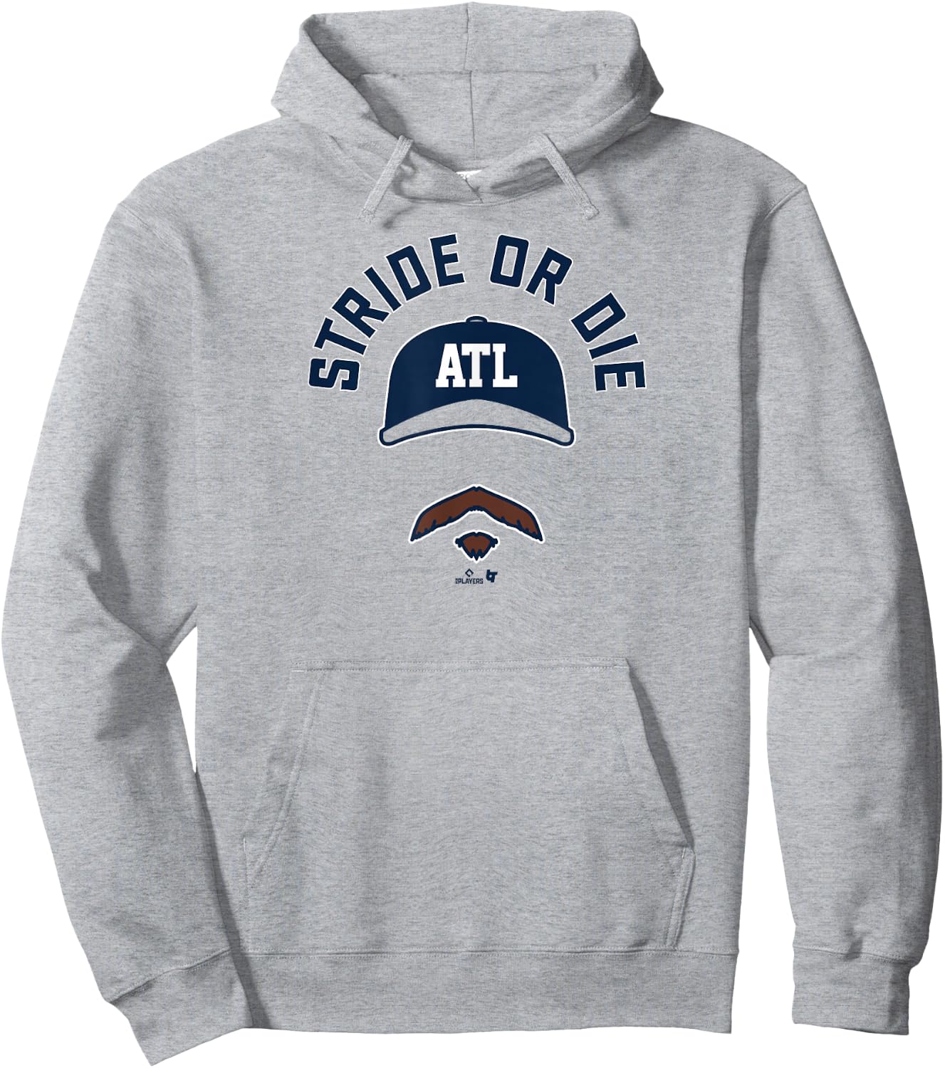 BreakingT Spencer Strider: Stride Or Die Adult Red Short Sleeve - Small Hoodie - Hoodie | Ash