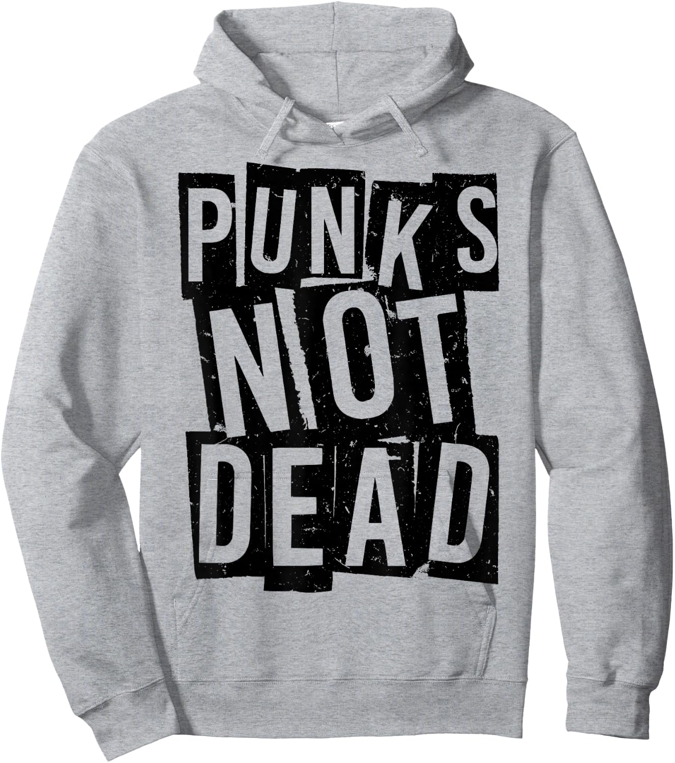 Punks Not Dead - Vintage Grunge - Punk Is Not Dead - Rock Hoodie - Hoodie | Ash