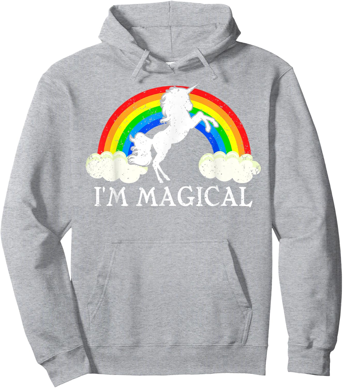 I'm Magical Leprechaun Unicorn St. Patrick's Day Hoodie - Hoodie | Ash