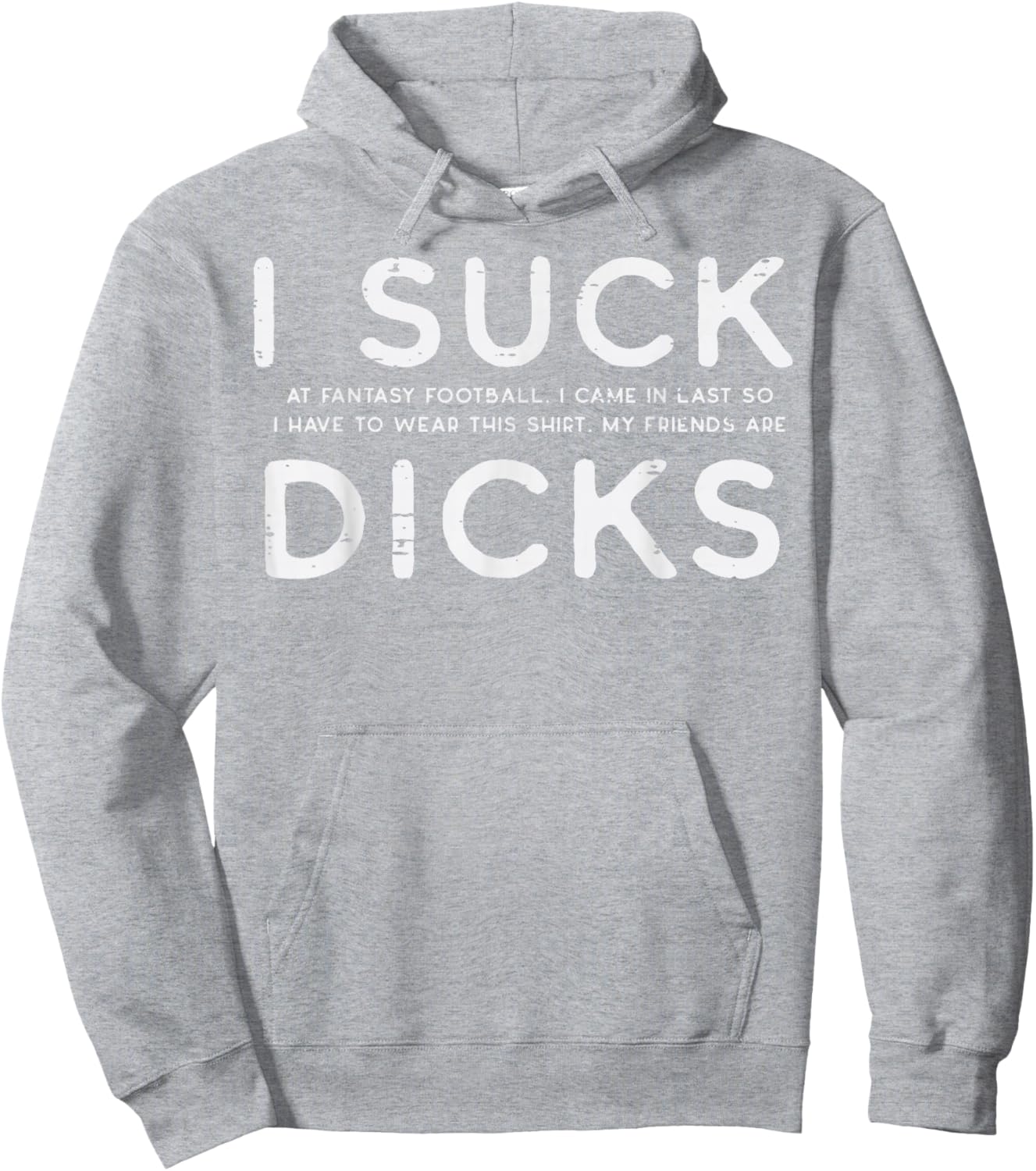 Funny Pink Fantasy Football Loser Shirt FFL Men Hoodie - Hoodie | Ash