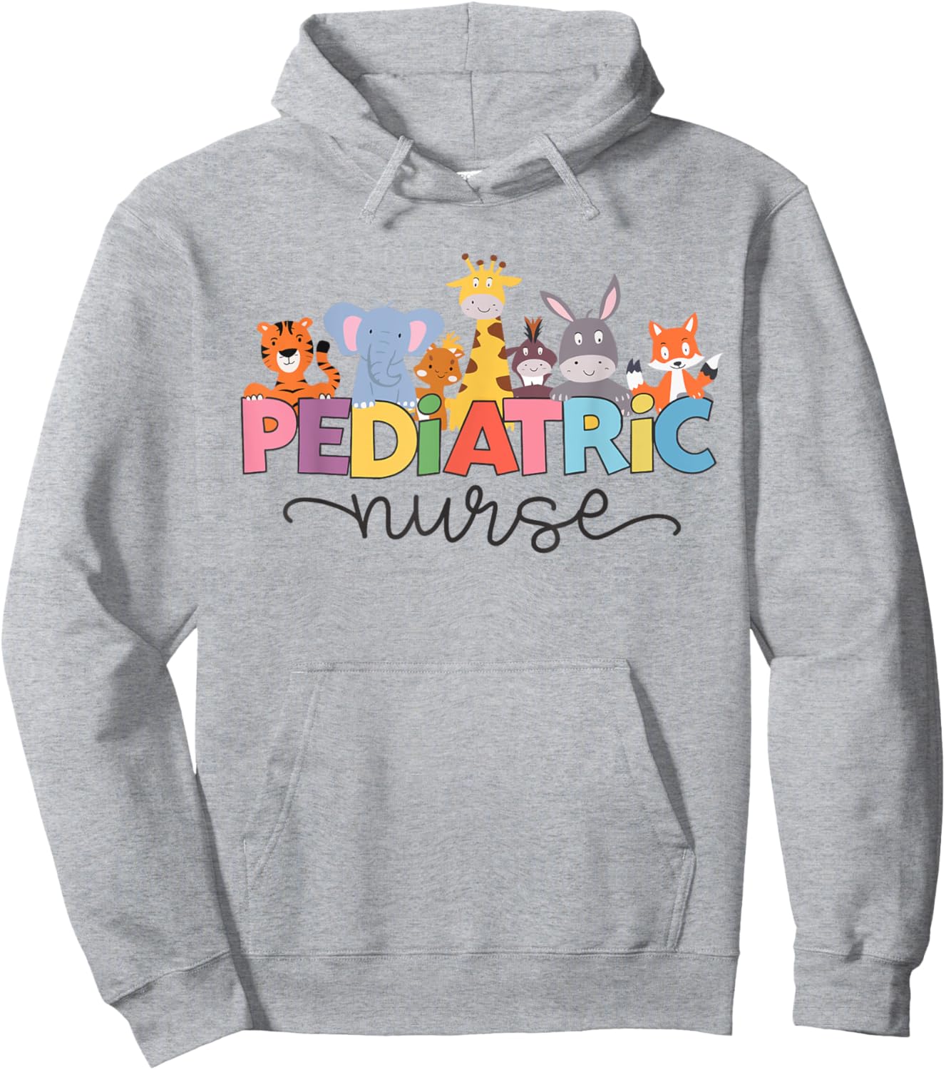 Pediatric Nurse PEDS Nursing Appreciation Pediatric Hoodie - Hoodie | Ash