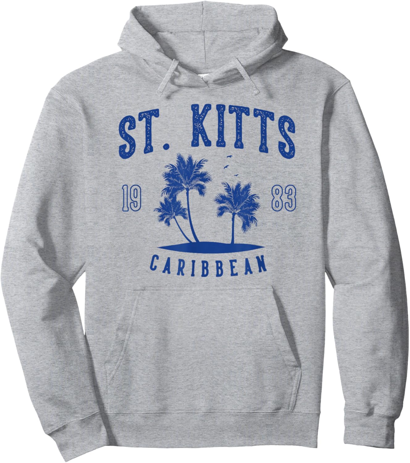 St. Kitts Caribbean Hoodie - Hoodie | Ash