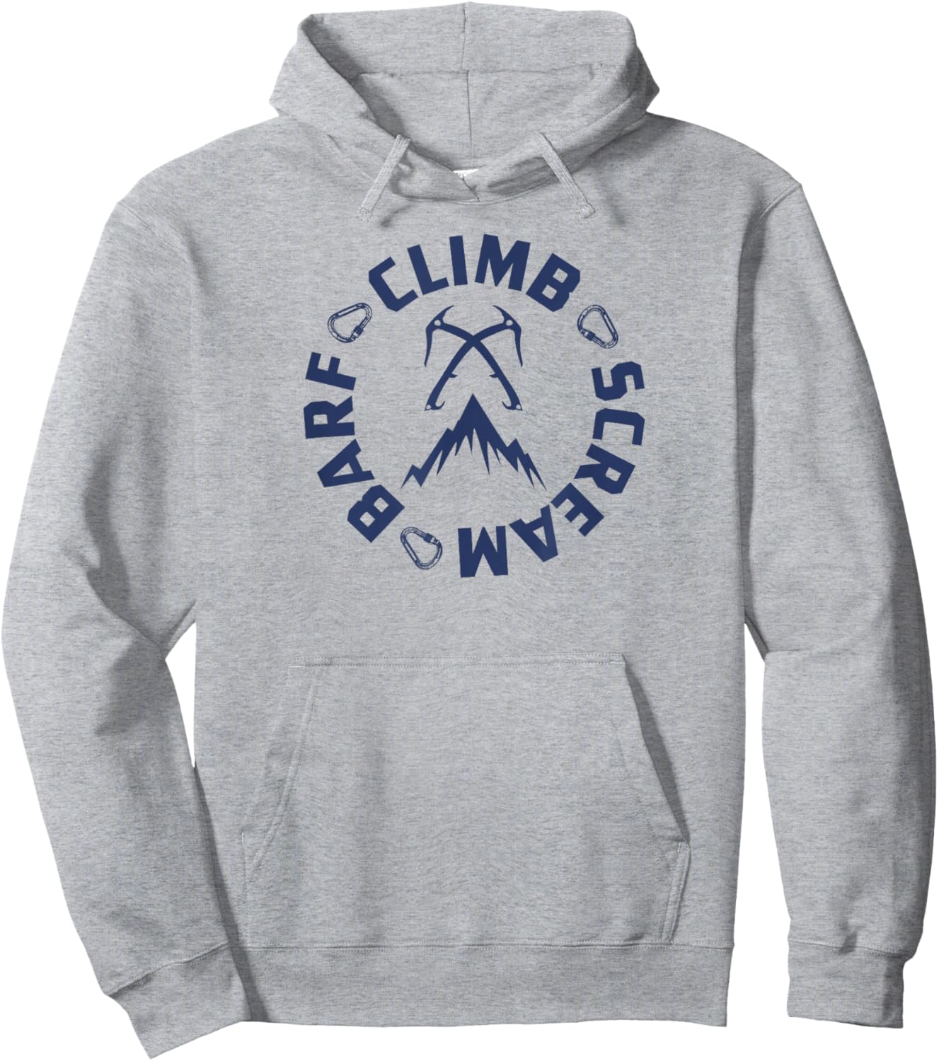 Ice Climbing Axe Hoodie - Hoodie | Ash