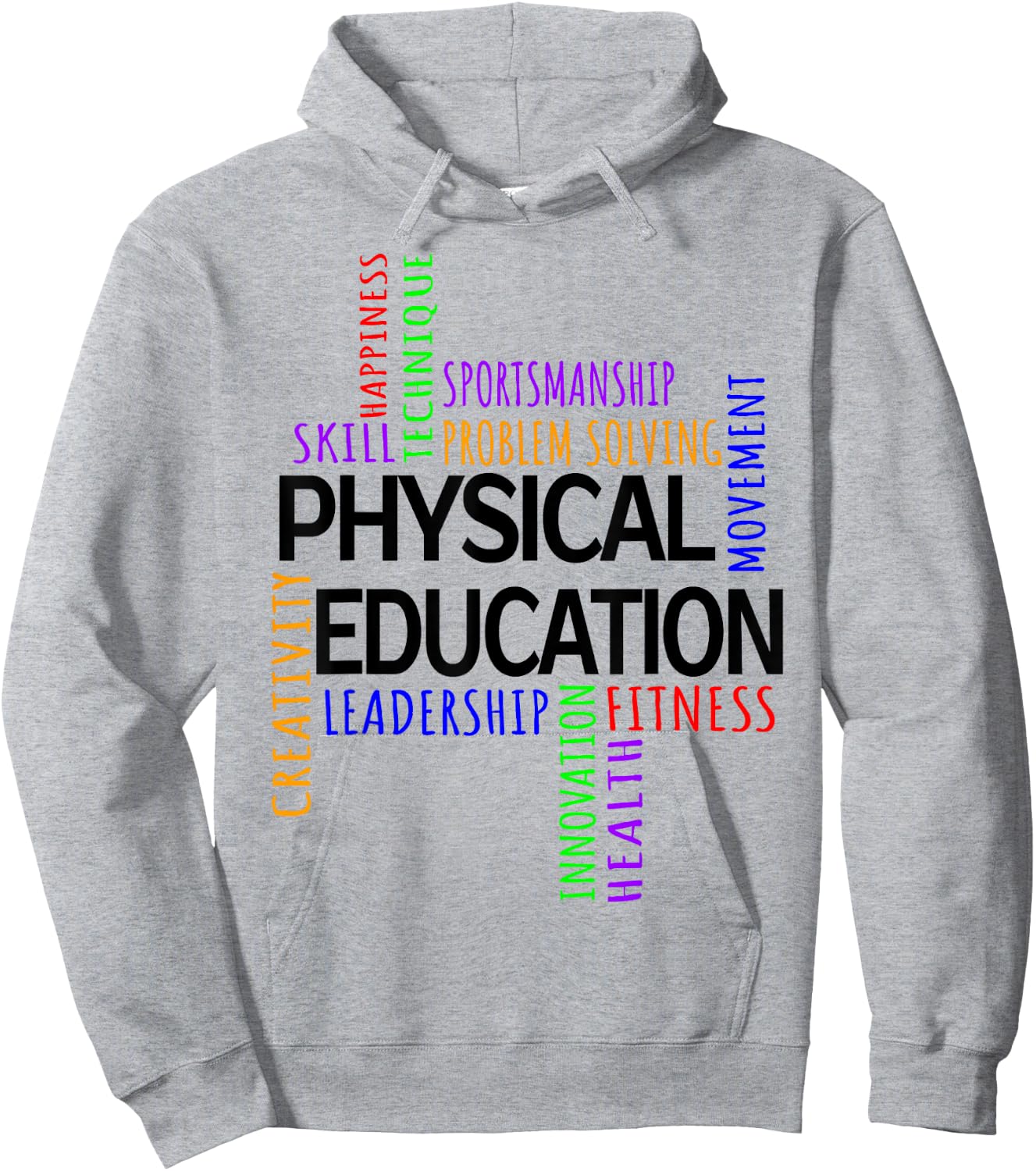 Physical Education P.E. Gym Teacher Sport Men Women Hoodie - Hoodie | Ash