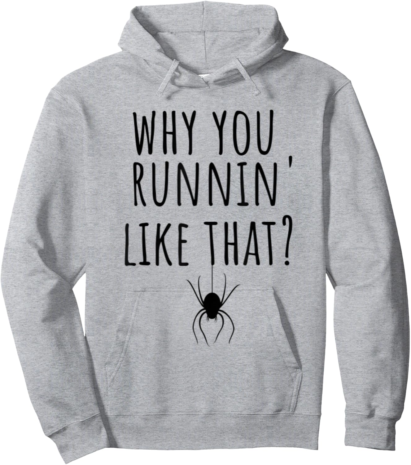 Funny Spider Lover Arachnid Fear Arachnophobia Joke Humor Hoodie - Hoodie | Ash