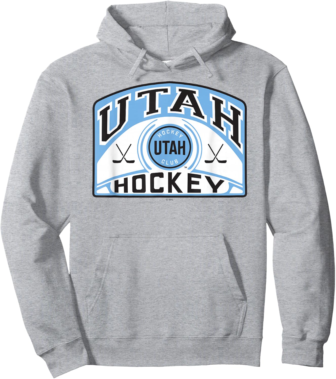 Utah Hockey Club Glide Gray Officially Licensed Hoodie - Hoodie | Ash