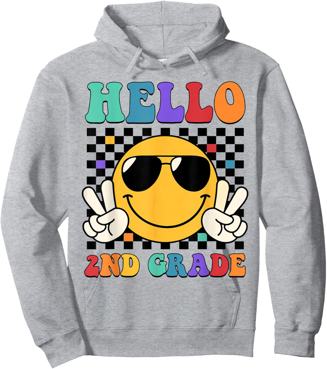 2nd Grade Teacher Shirts, First Day Second Grade Shirt Girls Hoodie - Hoodie | Ash