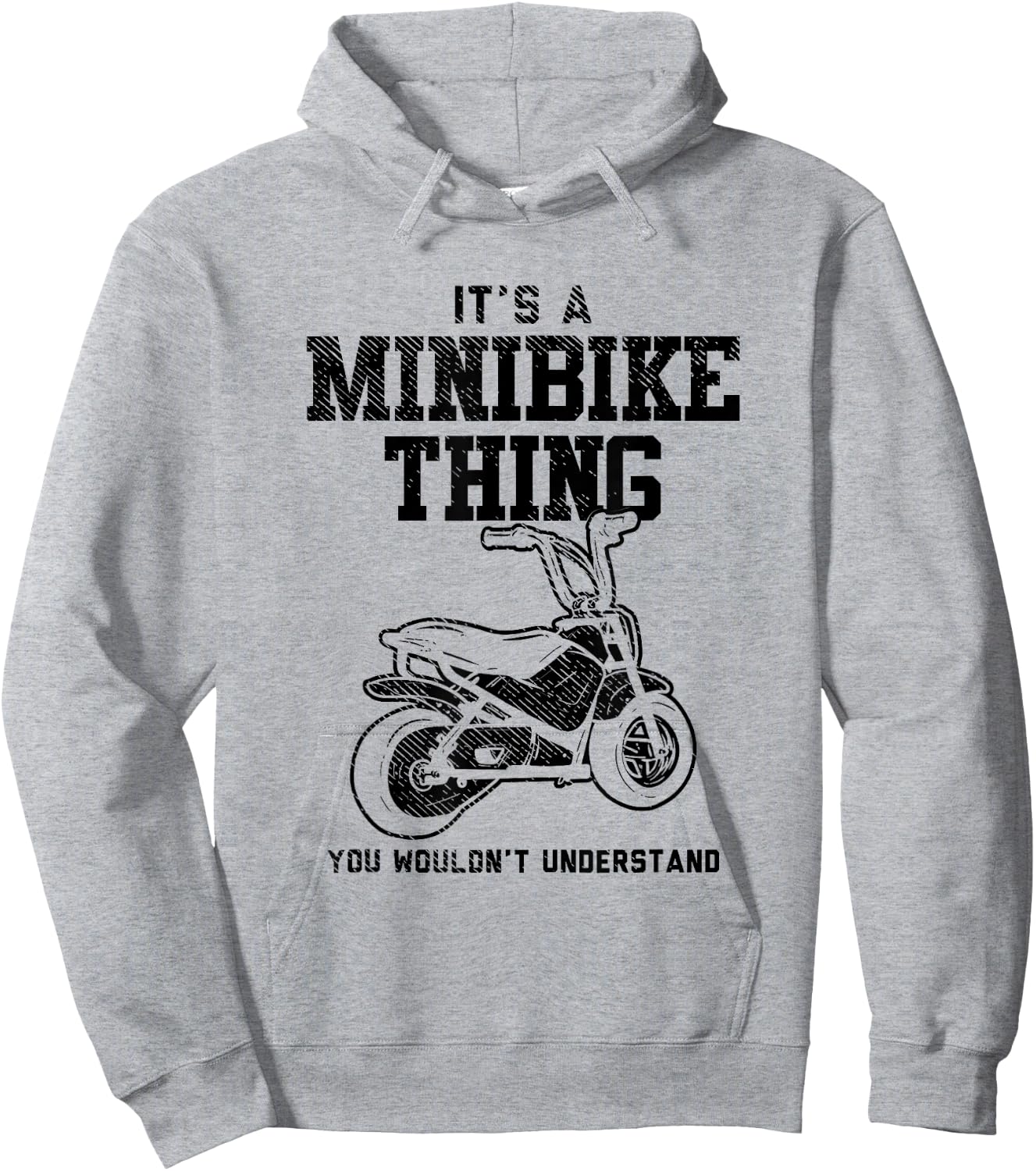 Mini Bike Design For Pocket Bike Lover - Minibike Thing Hoodie - Hoodie | Ash