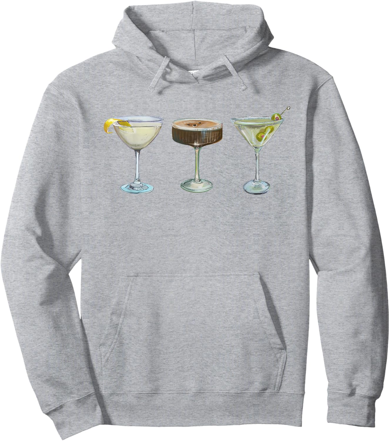 Espresso Martini Trifecta Graphic For Girl Women Hoodie - Hoodie | Ash