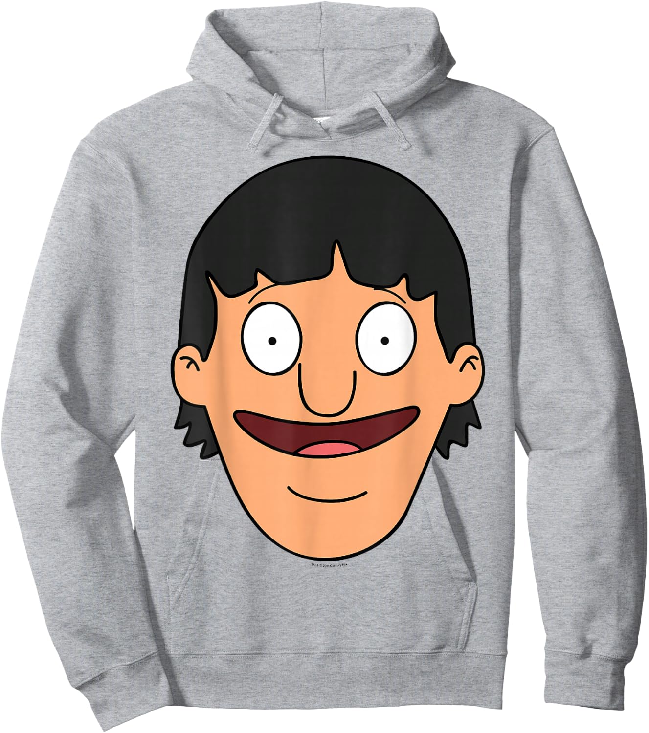 Bob's Burgers Gene Big Face Hoodie - Hoodie | Ash