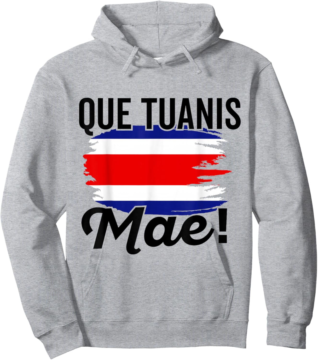 Costa Rica Flag Men Women Costa Rican Camiseta Hombre Mujer Hoodie - Hoodie | Ash