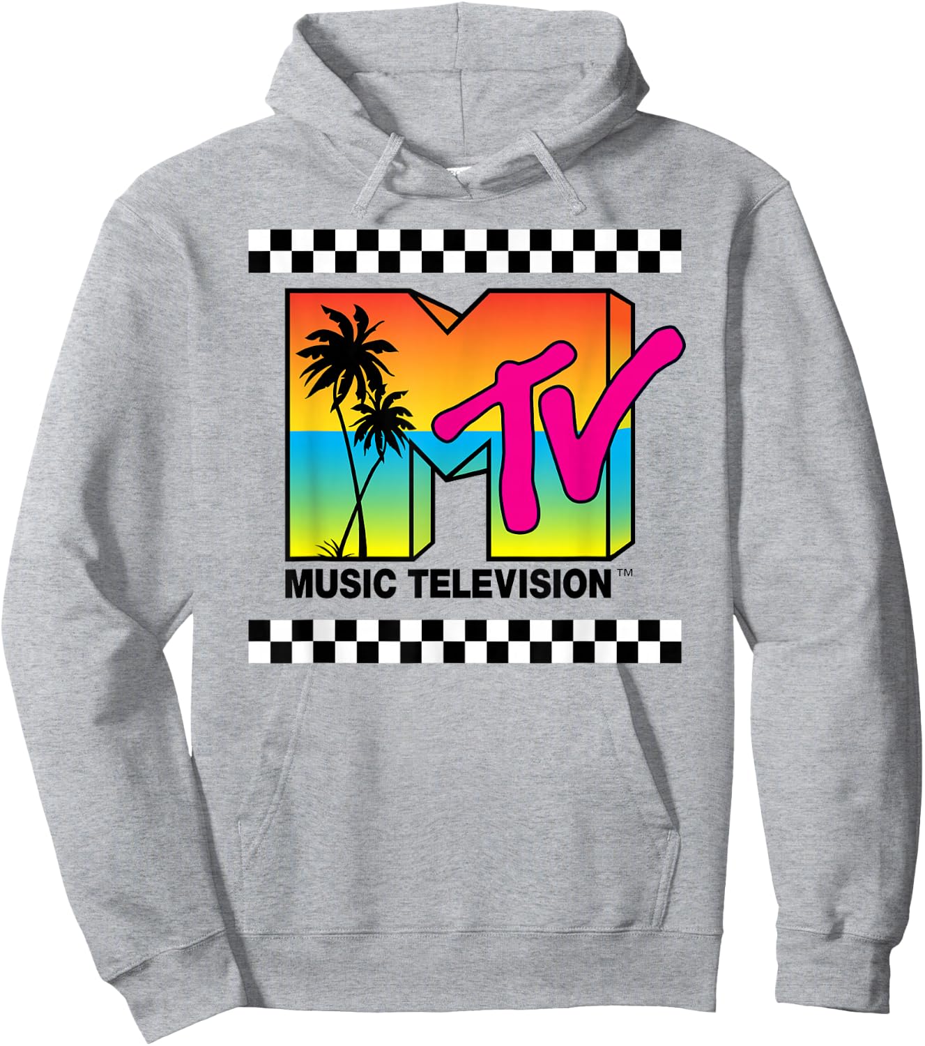 MTV Sunset Logo Hoodie - Hoodie | Ash