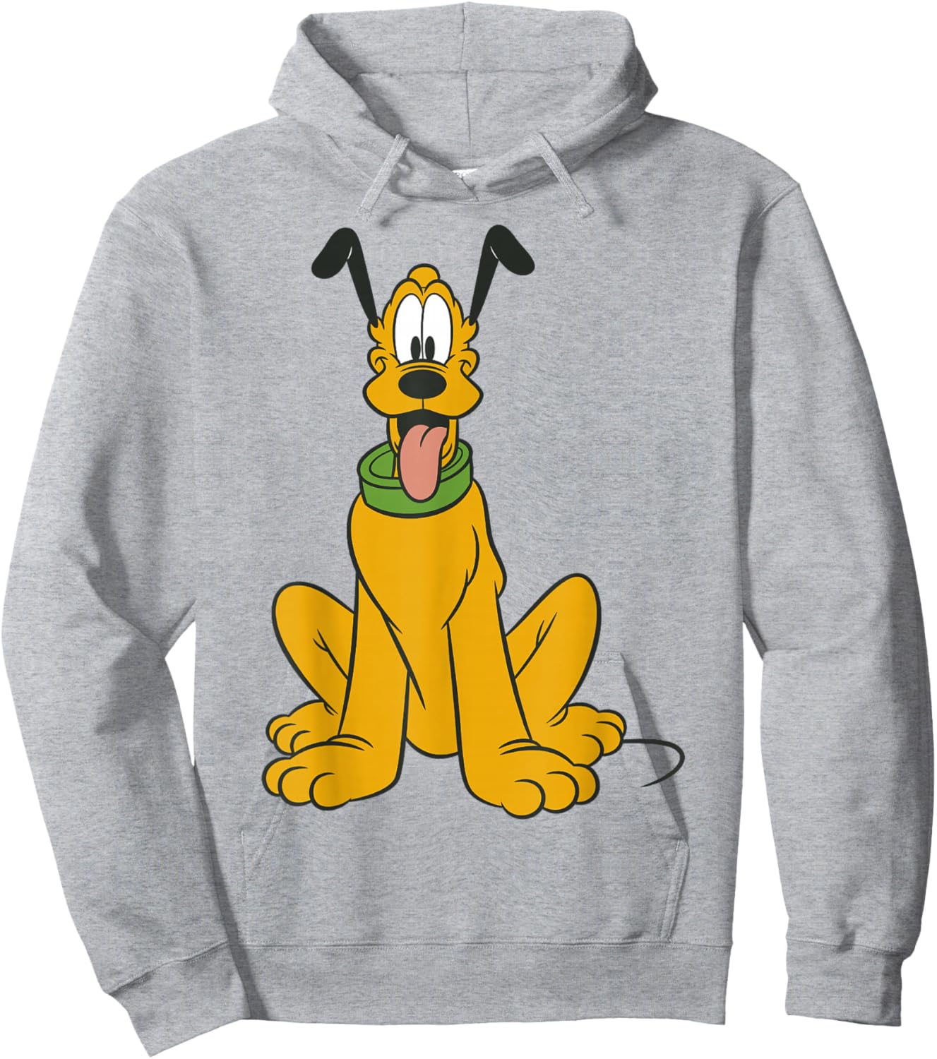 Disney Mickey Mouse Pluto The Dog Portrait Hoodie - Hoodie | Ash