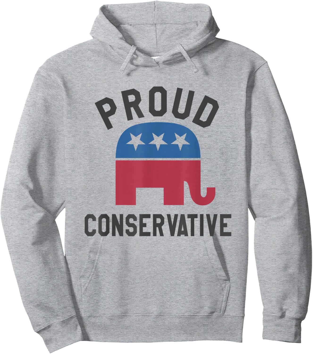 Proud Conservative Republican Gifts Men Women Right Wing Hoodie - Hoodie | Ash