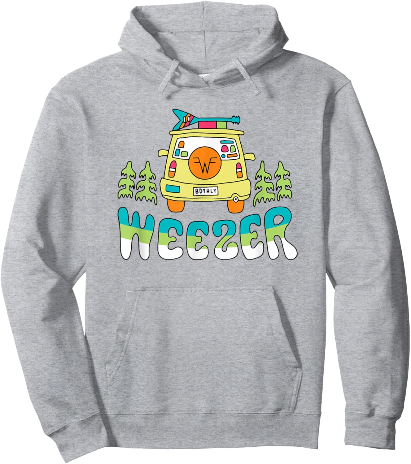 Weezer - Road Trip Hoodie - Hoodie | Ash