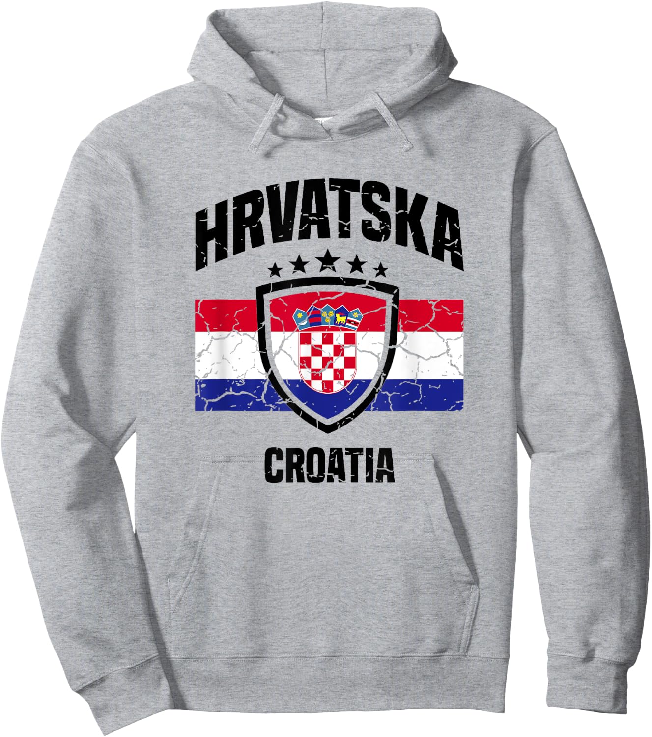 Hrvatska Croatia Croatian Hoodie - Hoodie | Ash
