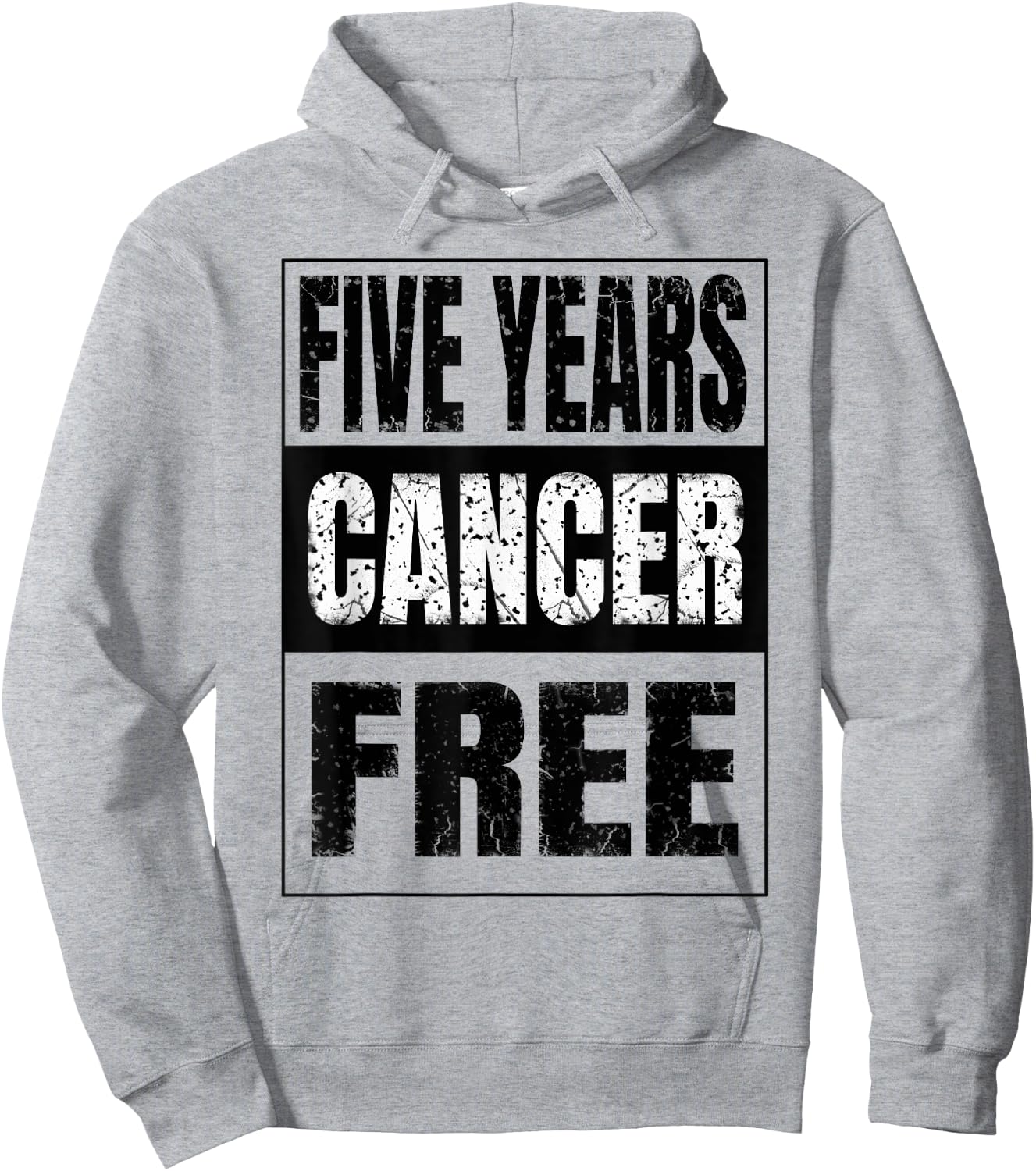 Cute Five Years Cancer Free Anti Oncology Hoodie - Hoodie | Ash