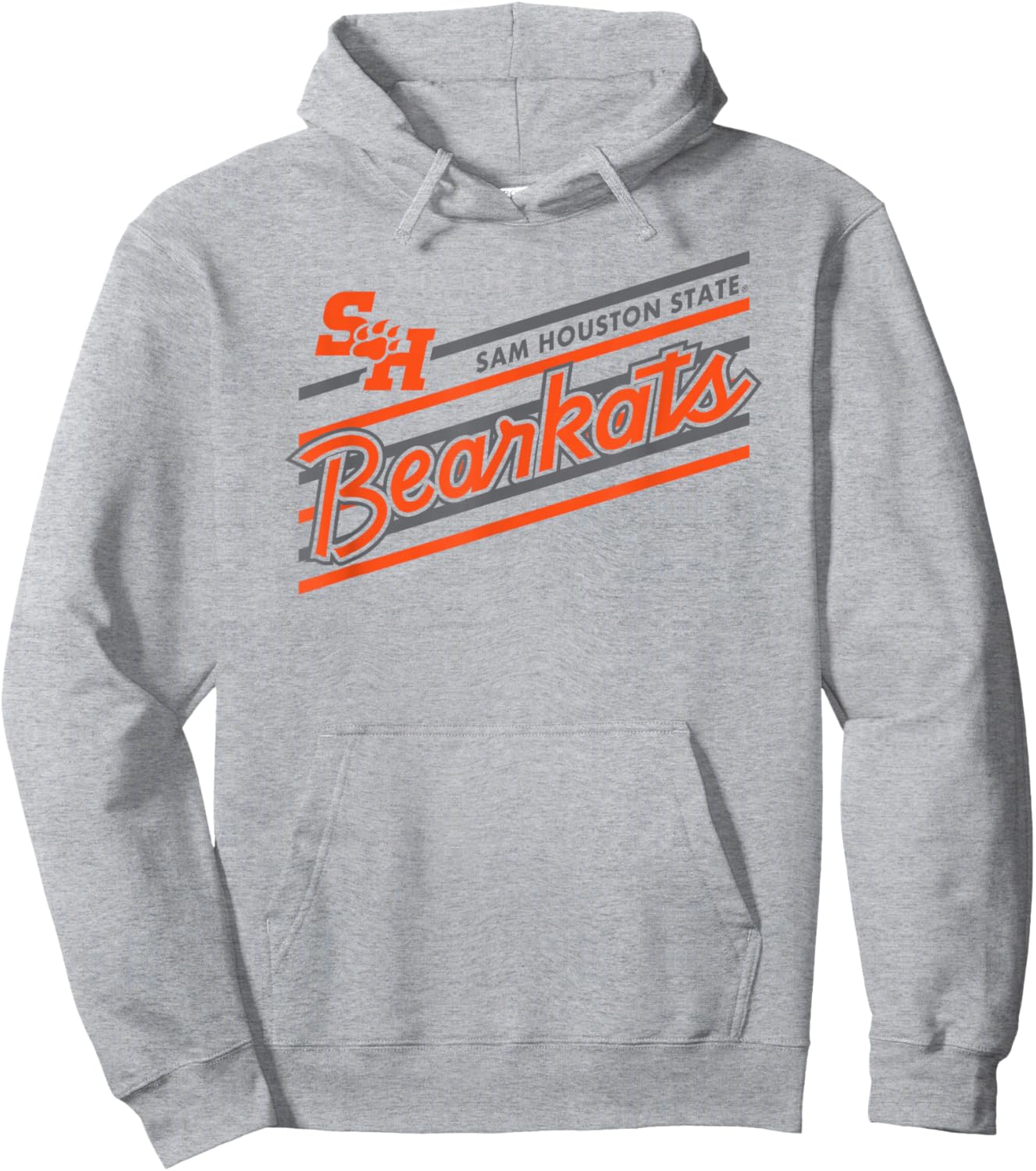Sam Houston State Bearkats Retro Performer White Hoodie - Hoodie | Ash