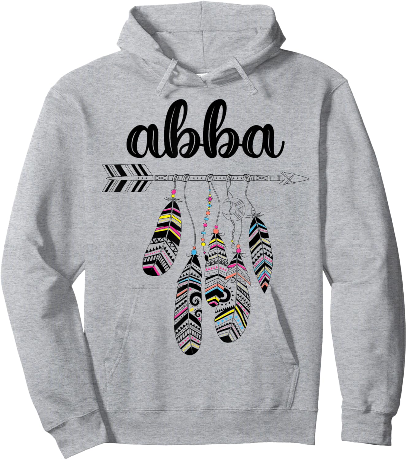 Abba Name Women Men Kids Abba Birthday Shirt Gift Abba Name Hoodie - Hoodie | Ash
