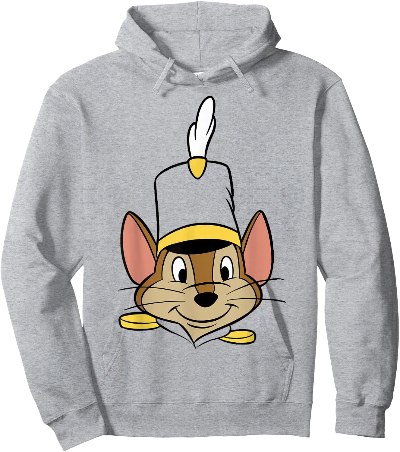 Disney Dumbo Timothy Q. Mouse Big Face Hoodie - Hoodie | Ash