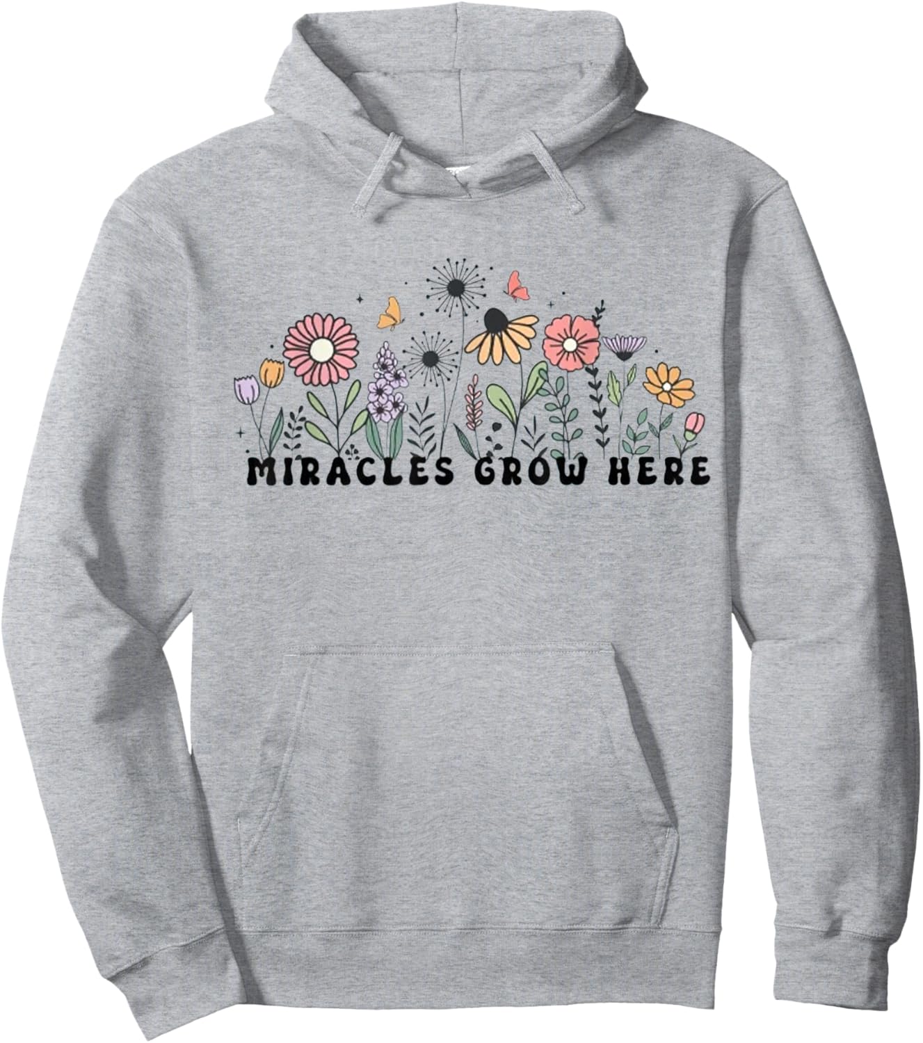 Fertility Nurse Fertility Clinic Worker Miracles Grow Here F Hoodie - Hoodie | Ash