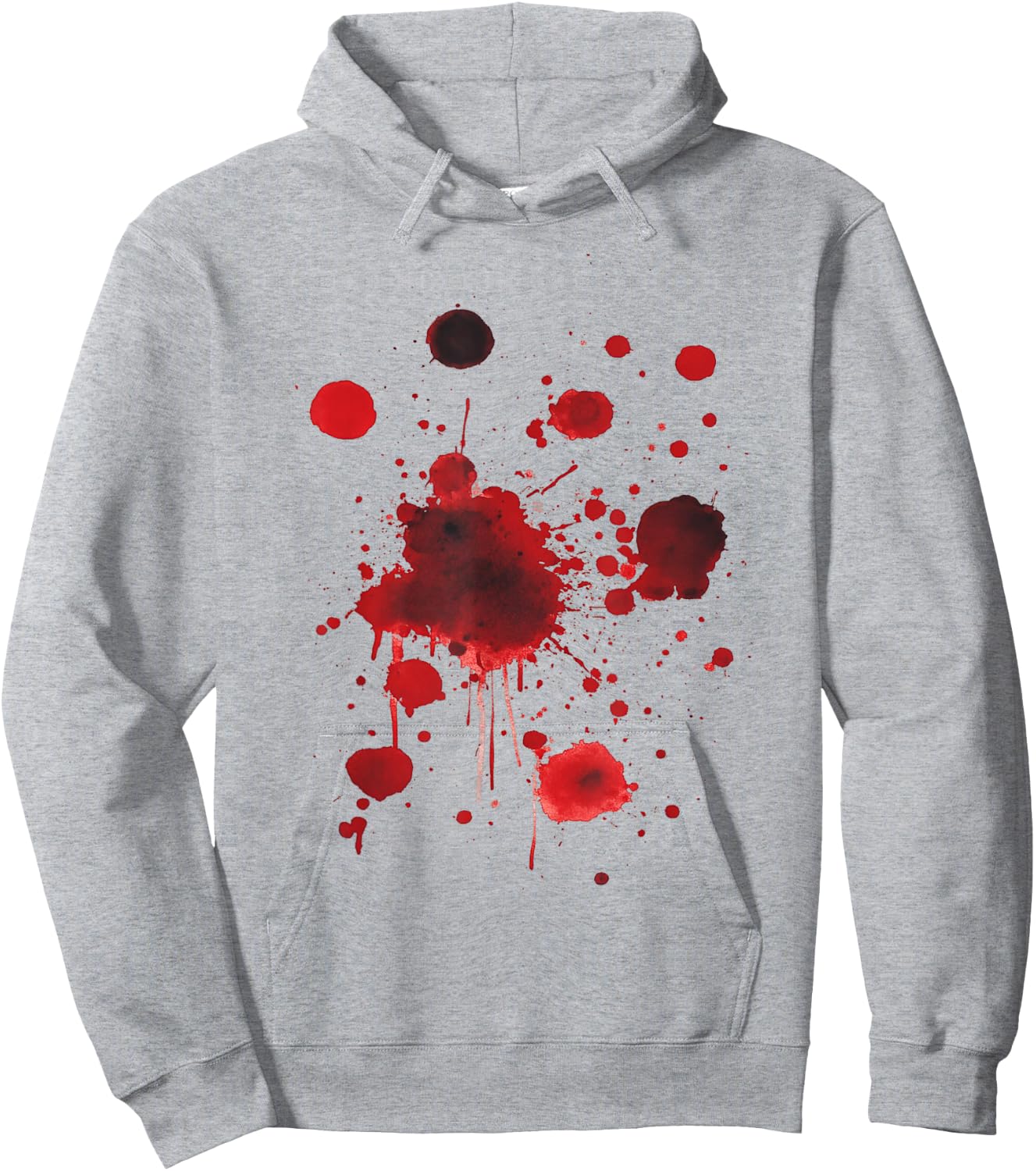 Halloween Bloody Stain Blood Splatter White Hoodie - Hoodie | Ash