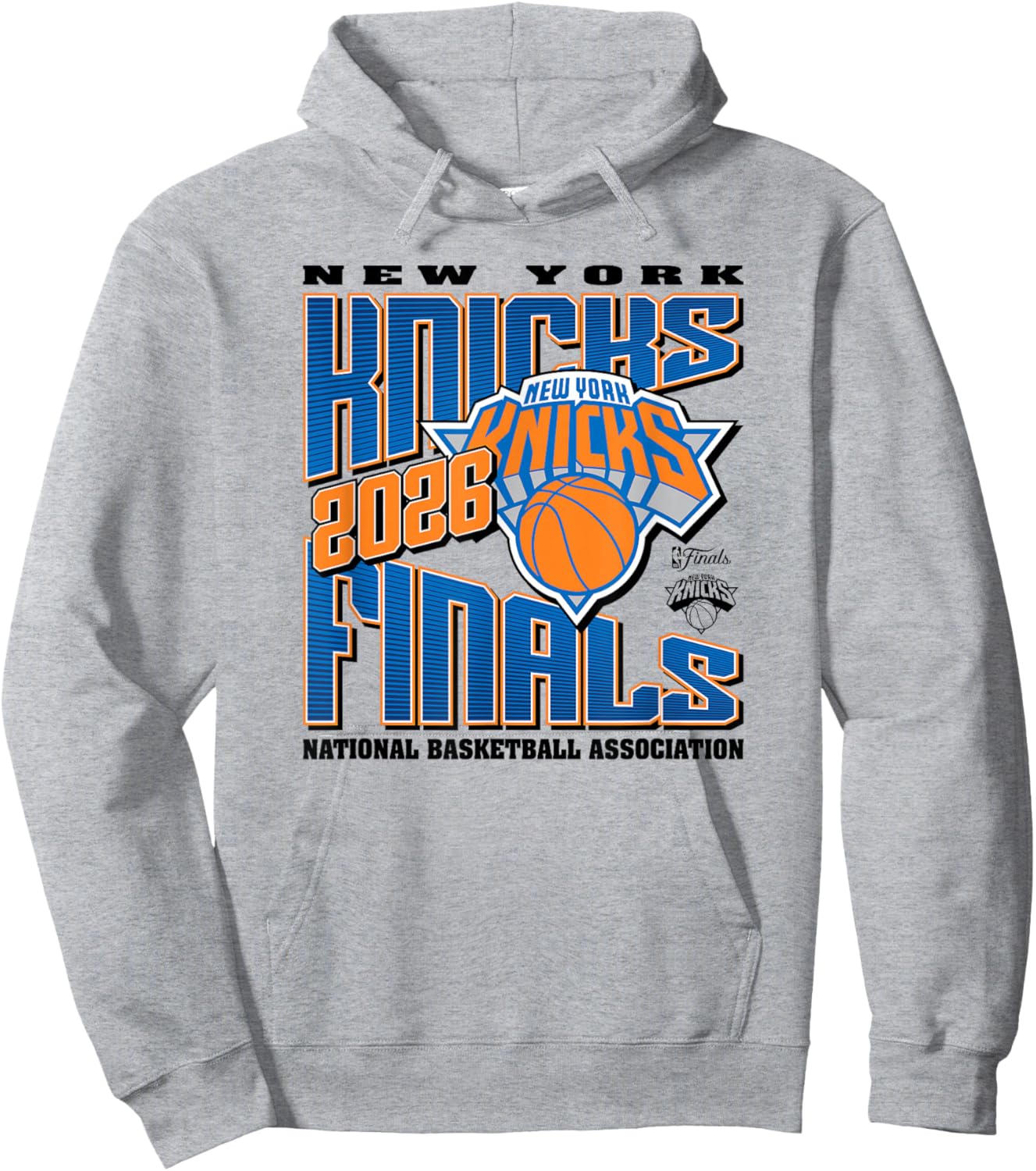 NBA 2026 Finals New York Knicks Let's Go Hoodie - Hoodie | Ash