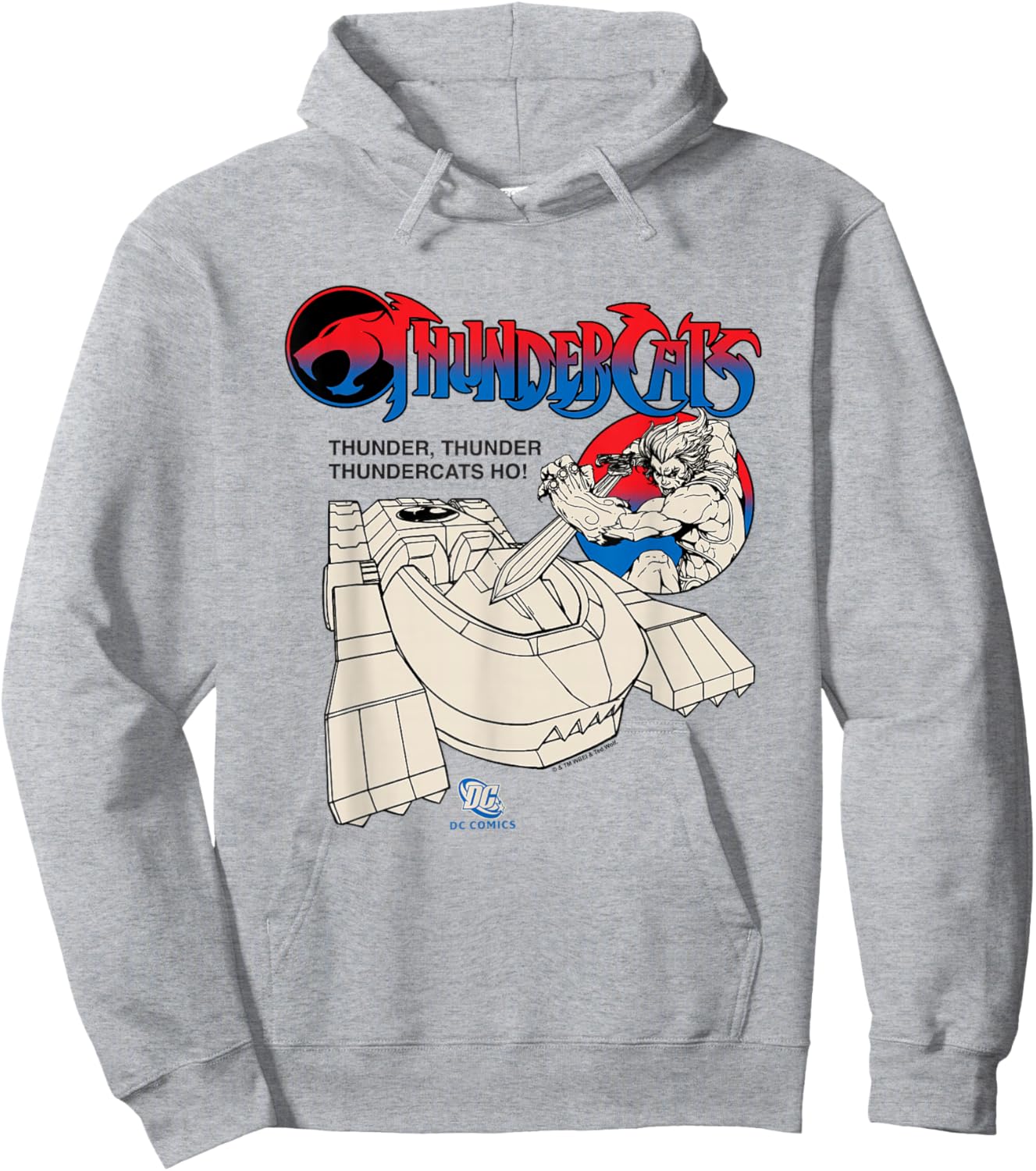 ThunderCats ThunderTank Lion-O Epic Poster Vintage Hoodie - Hoodie | Ash